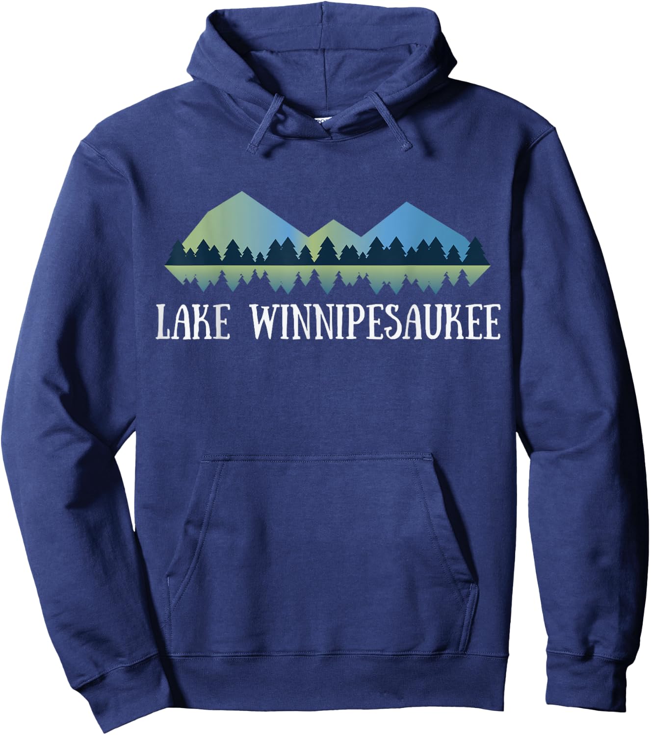 New Hampshire Lake Shirt | Lake Winnipesaukee Hoodie - Hoodie | Navy