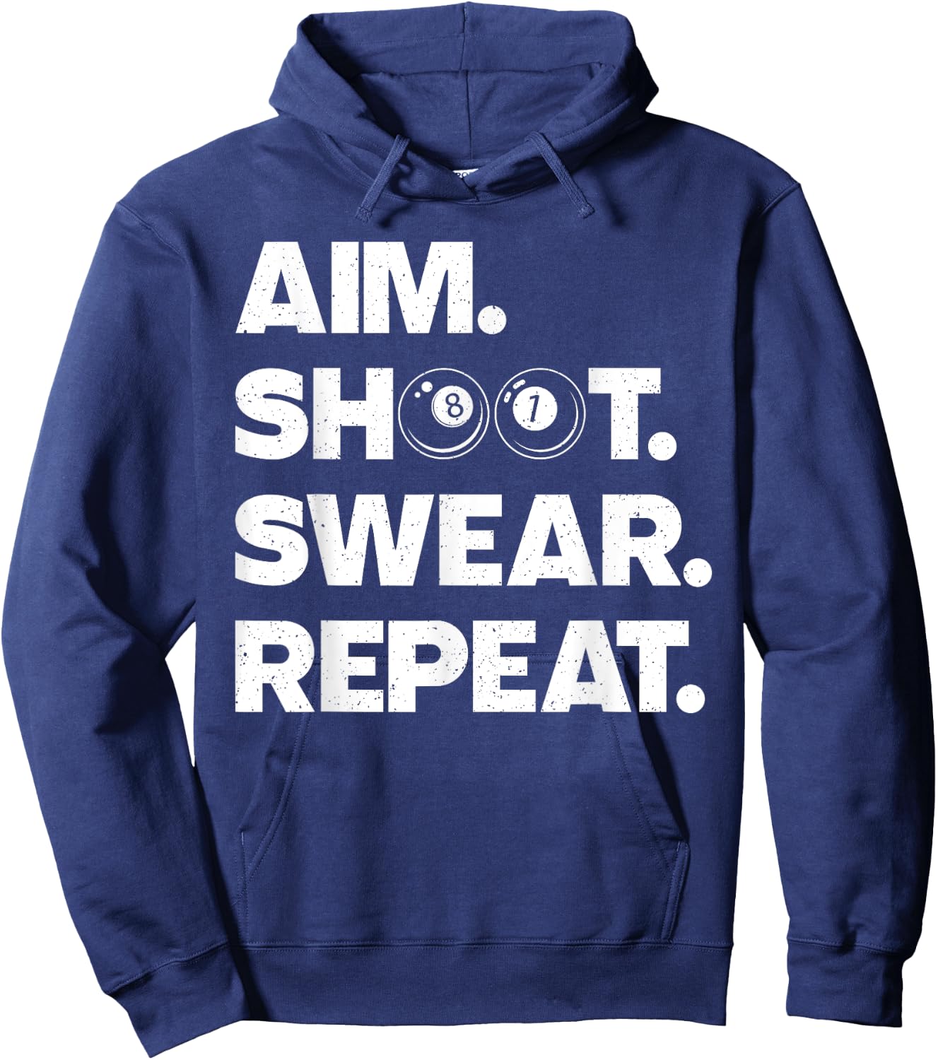 Funny Pool Art Women Billiards Lover Pool Player Hoodie - Hoodie | Navy