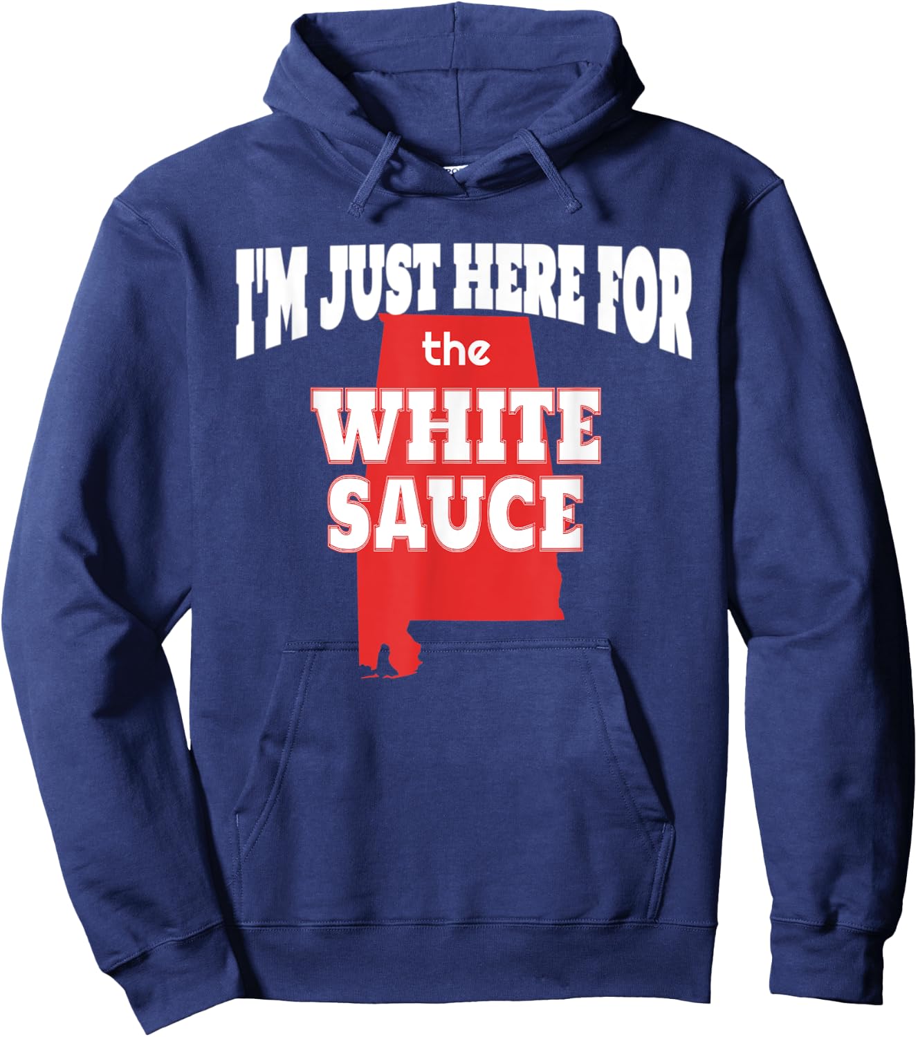 Alabama Barbecue White Sauce for BBQ Pitmaster Cook Hoodie - Hoodie | Navy