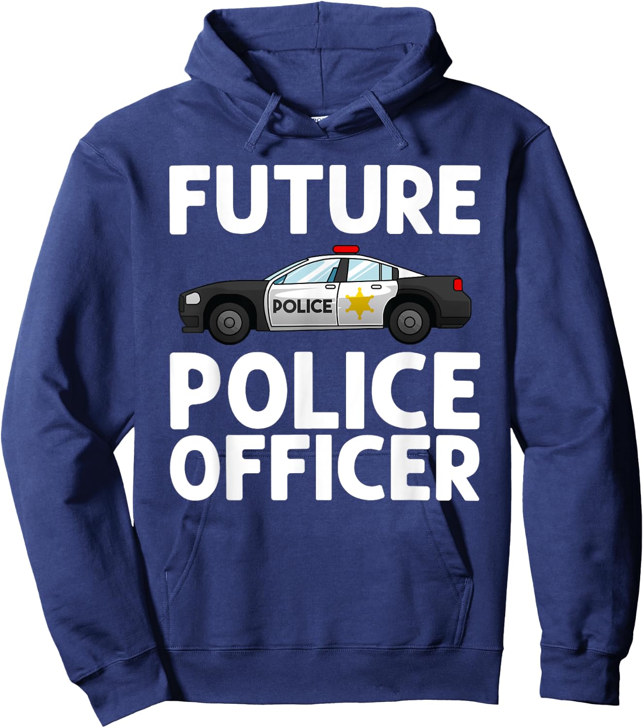 Future Police Officer Art Women Kids Boys Cop Police Hoodie - Hoodie | Navy