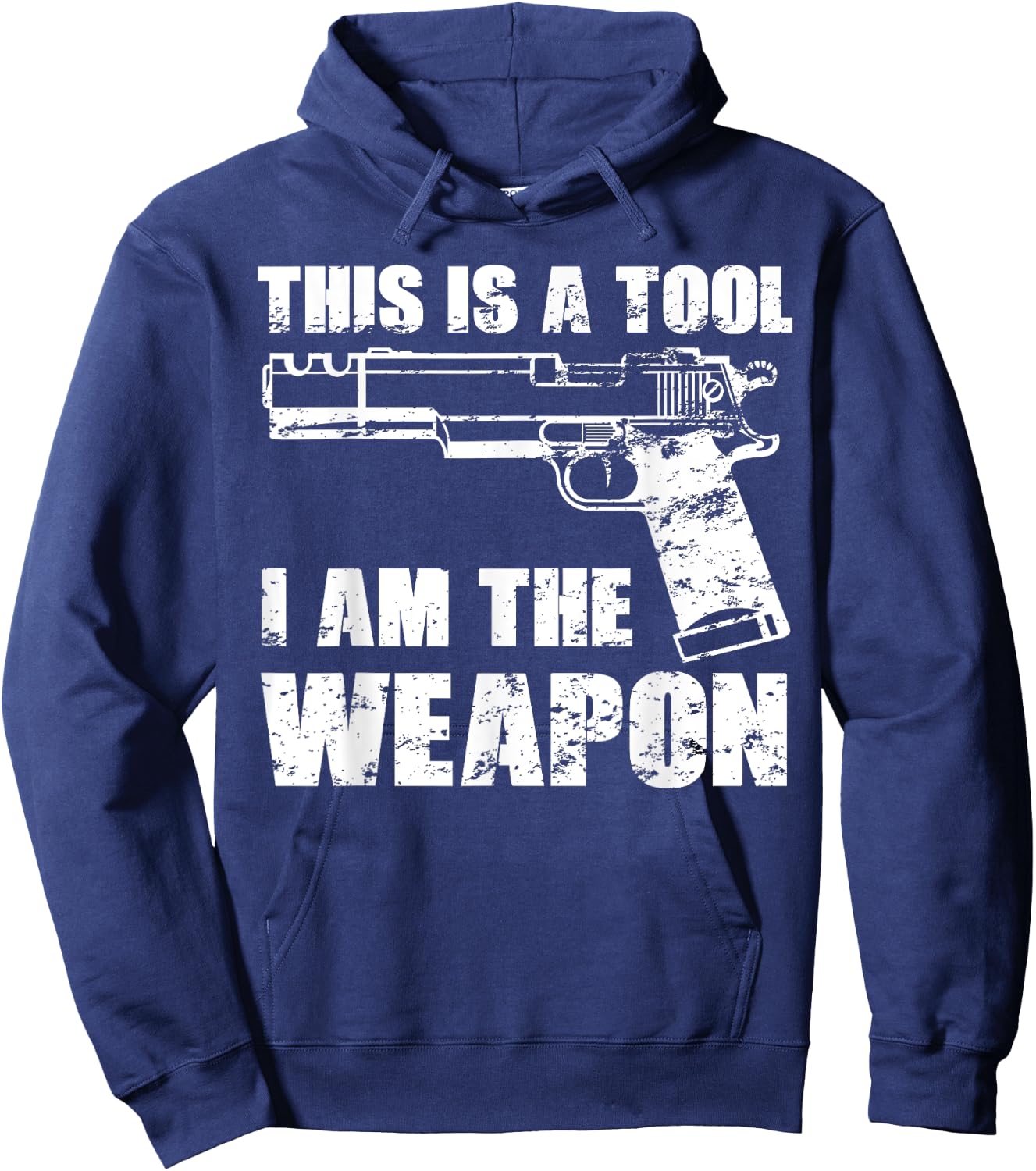 This Is A Tool I Am The Weapon Pistol Gun Possession Veteran Hoodie - Hoodie | Navy