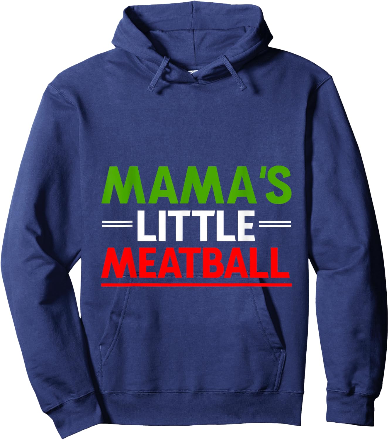 Mama's Little Meatball Cute Nickname Hoodie - Hoodie | Navy