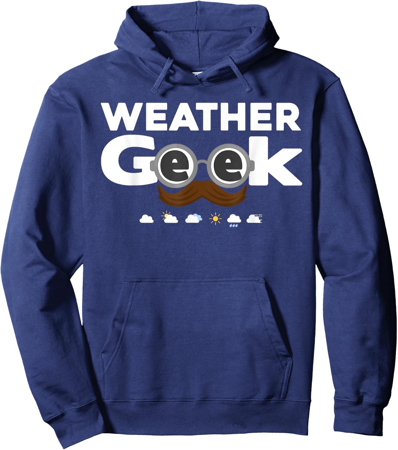Meteorology Design Women Weather Geek Meteorologist Hoodie - Hoodie | Navy