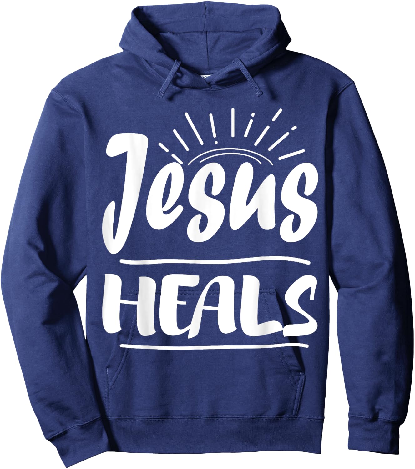 Jesus Heals Shirt For Christians Religion Hoodie - Hoodie | Navy