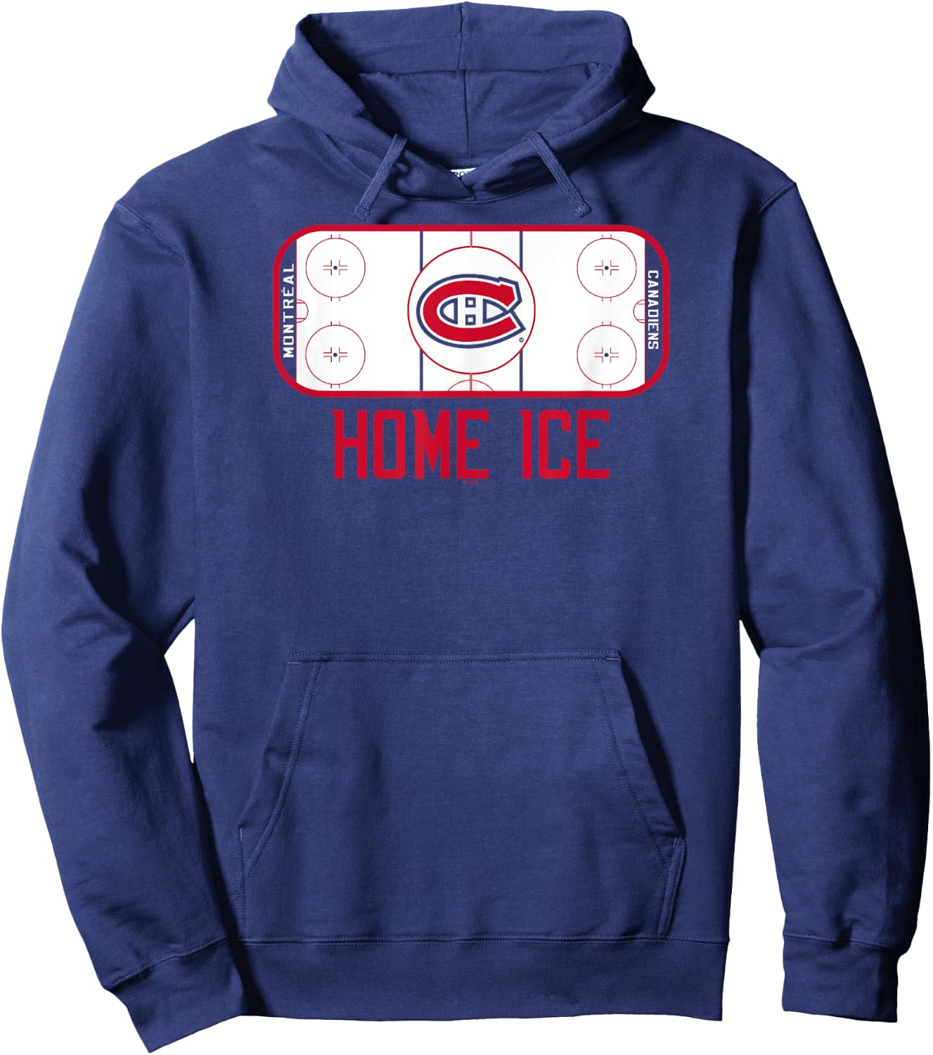 Montreal Canadiens Home Ice Royal Officially Licensed Hoodie - Hoodie | Navy