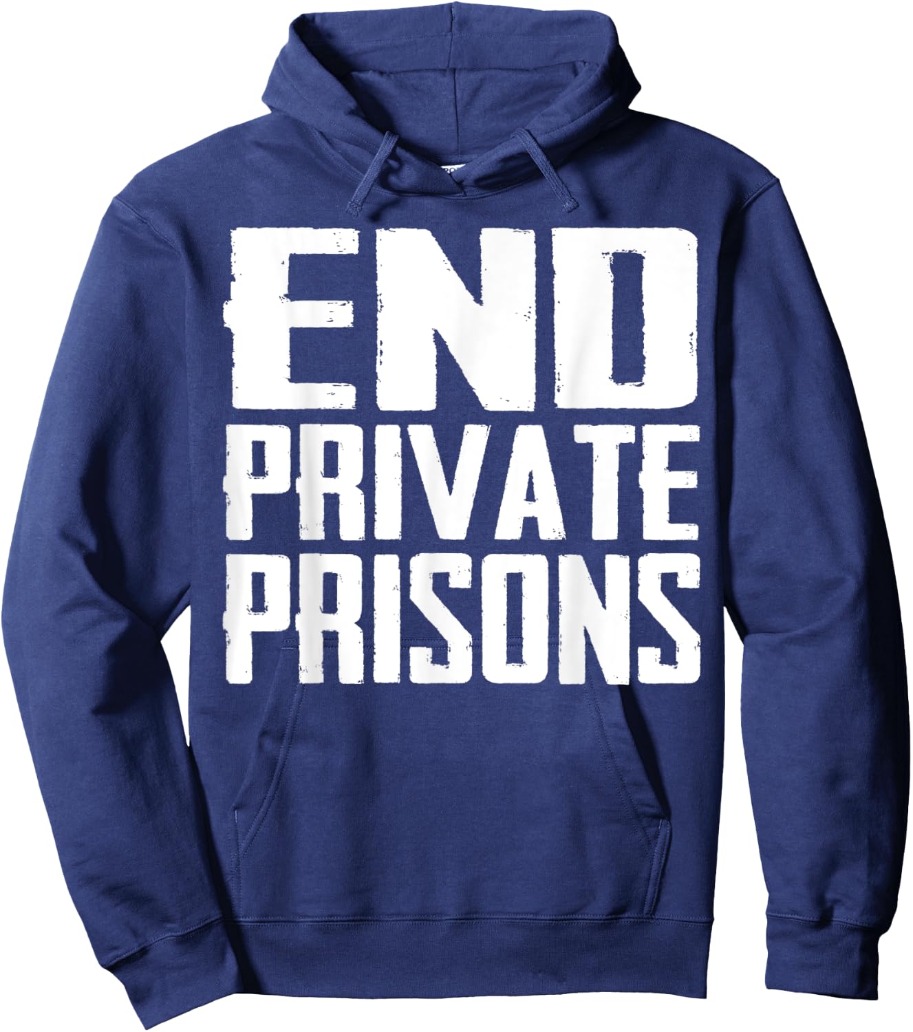 End Private Prisons Jail Reform Apparel Gift Hoodie - Hoodie | Navy