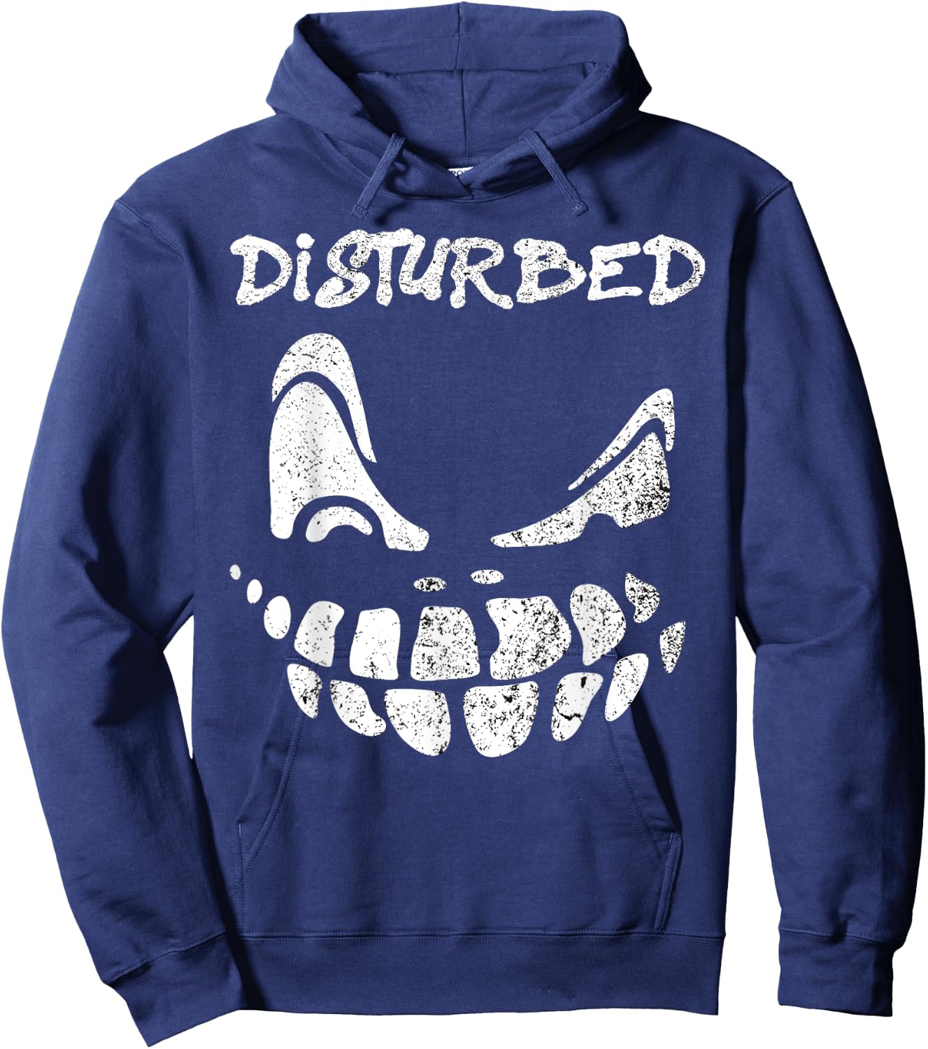 Disturbed Scary Face Hoodie - Hoodie | Navy