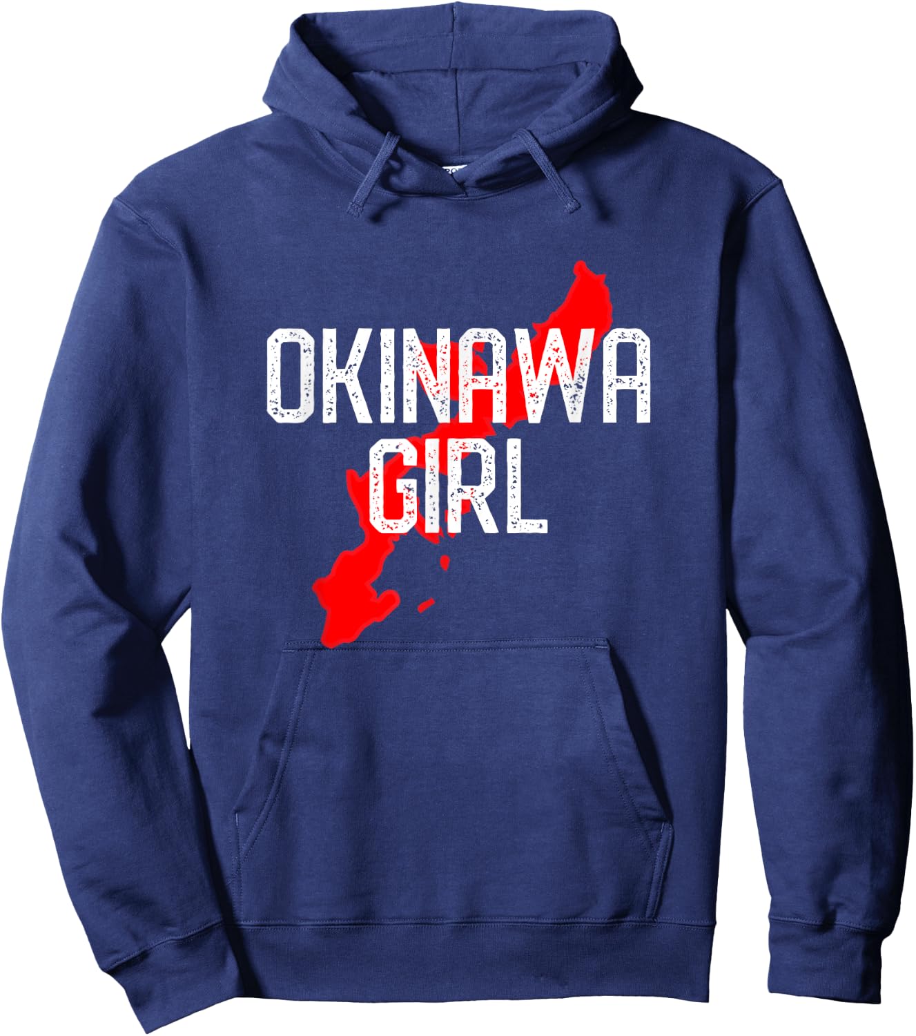 Okinawa Girl Japan Hoodie - Hoodie | Navy