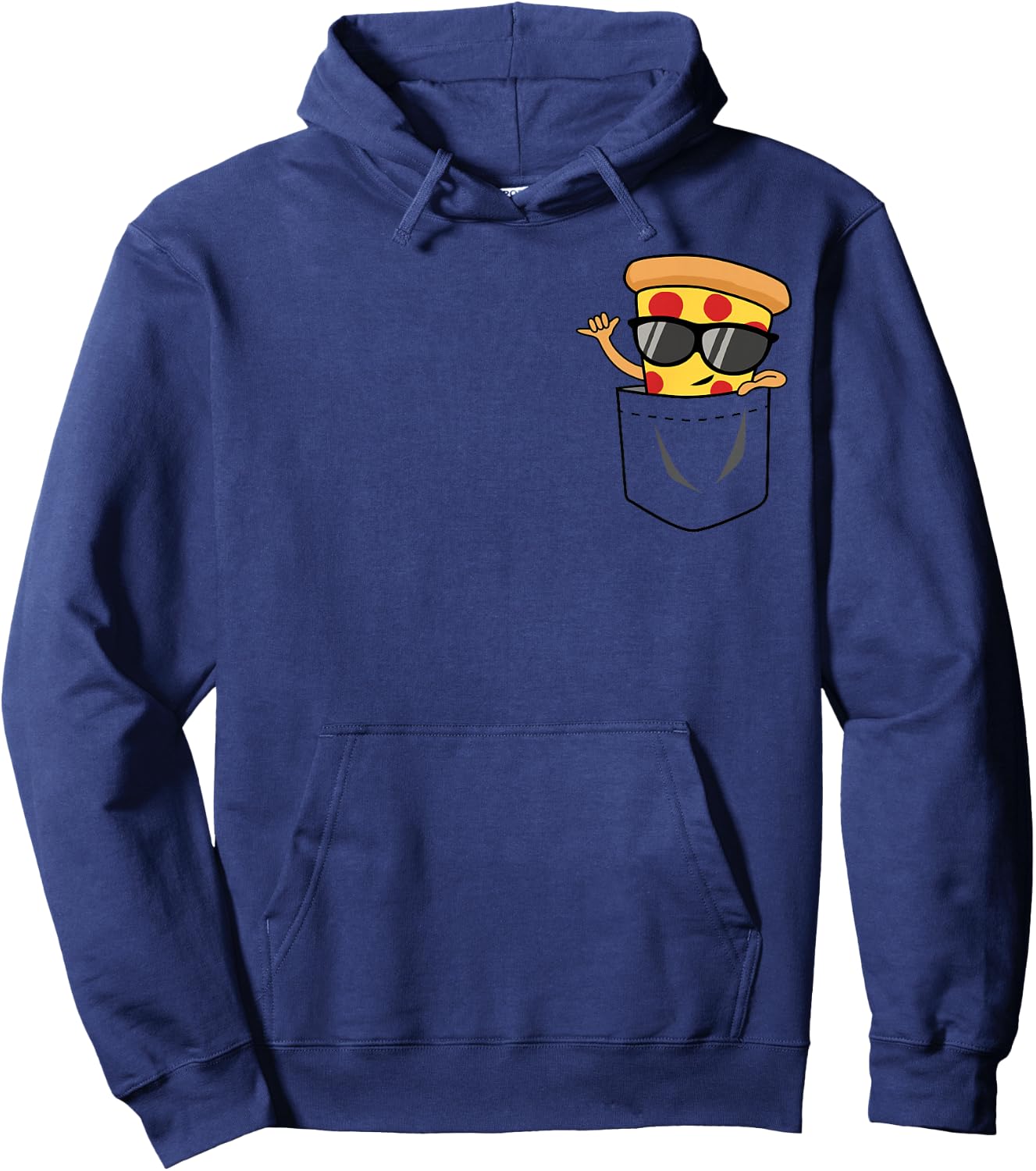 Awesome Pizza in A Pocket Hoodie - Hoodie | Navy