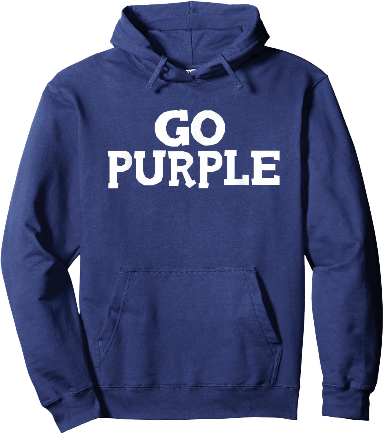 Go Purple Team Spirit Gear Color War Grape Wins The Game Fan Hoodie - Hoodie | Navy