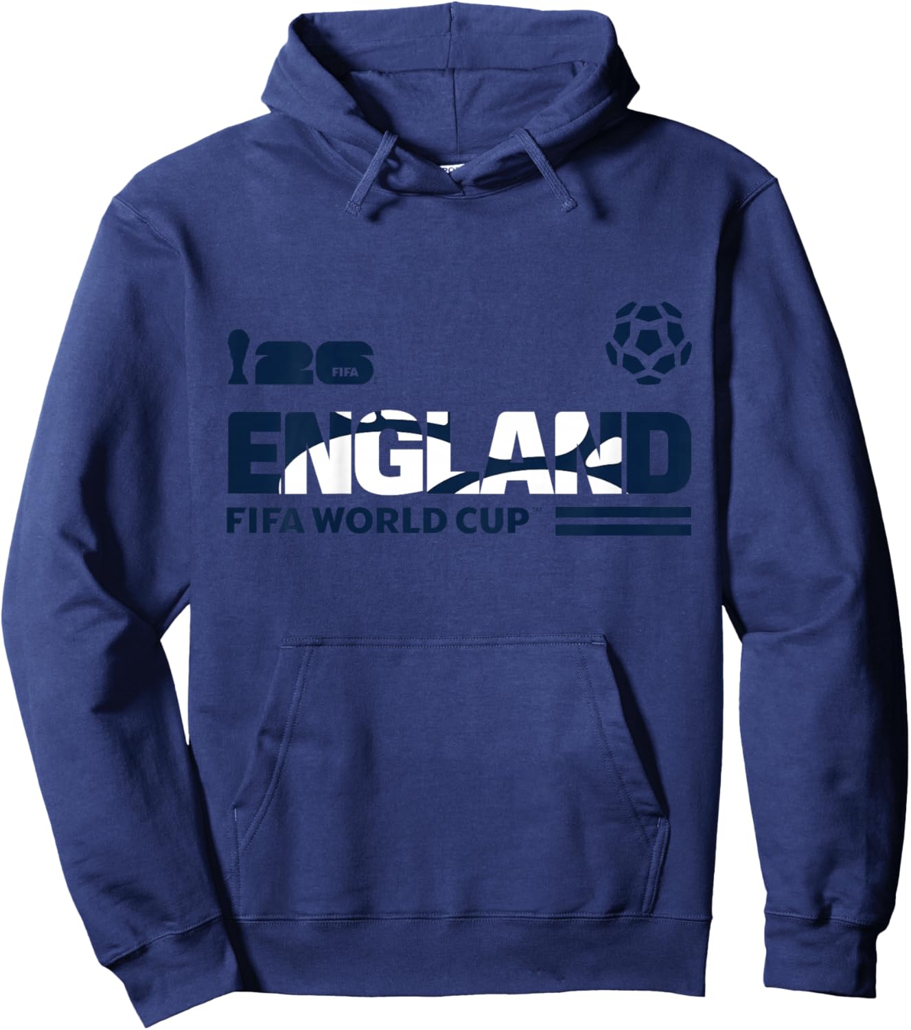 Kids FIFA World CUP26 Qualifier England Hoodie - Hoodie | Navy