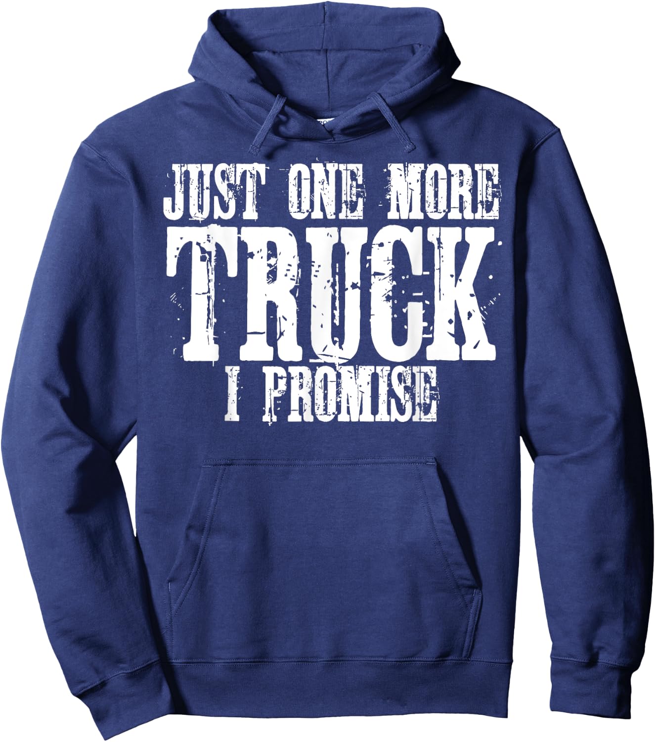 Just One More Truck I Promise Auto Mechanic Gift Hoodie - Hoodie | Navy
