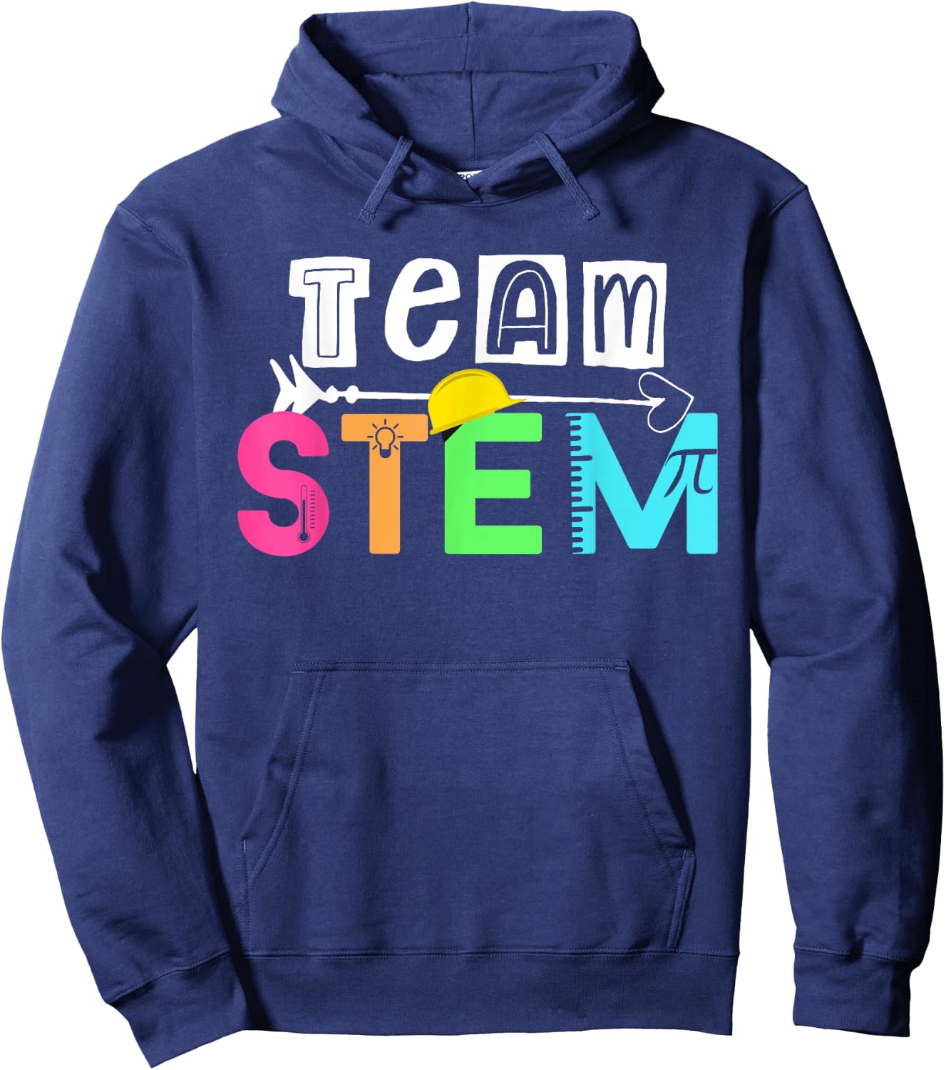 Team STEM Science Technology Engineering Math Teacher Gift Men Women Kids Hoodie - Hoodie | Navy