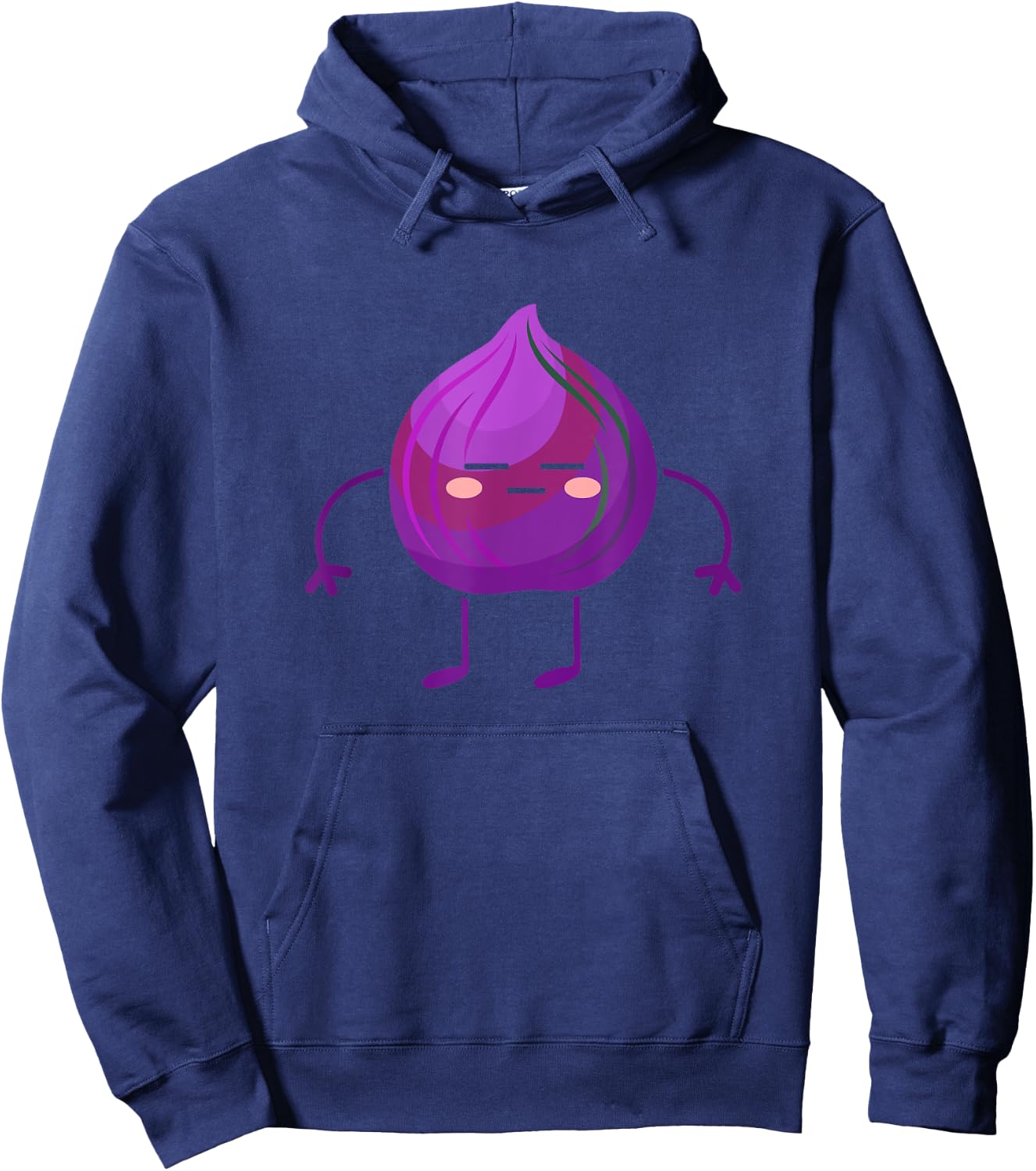 Red Onion - Vegetable Themed Outfit Gift Red Onion Lovers Hoodie - Hoodie | Navy
