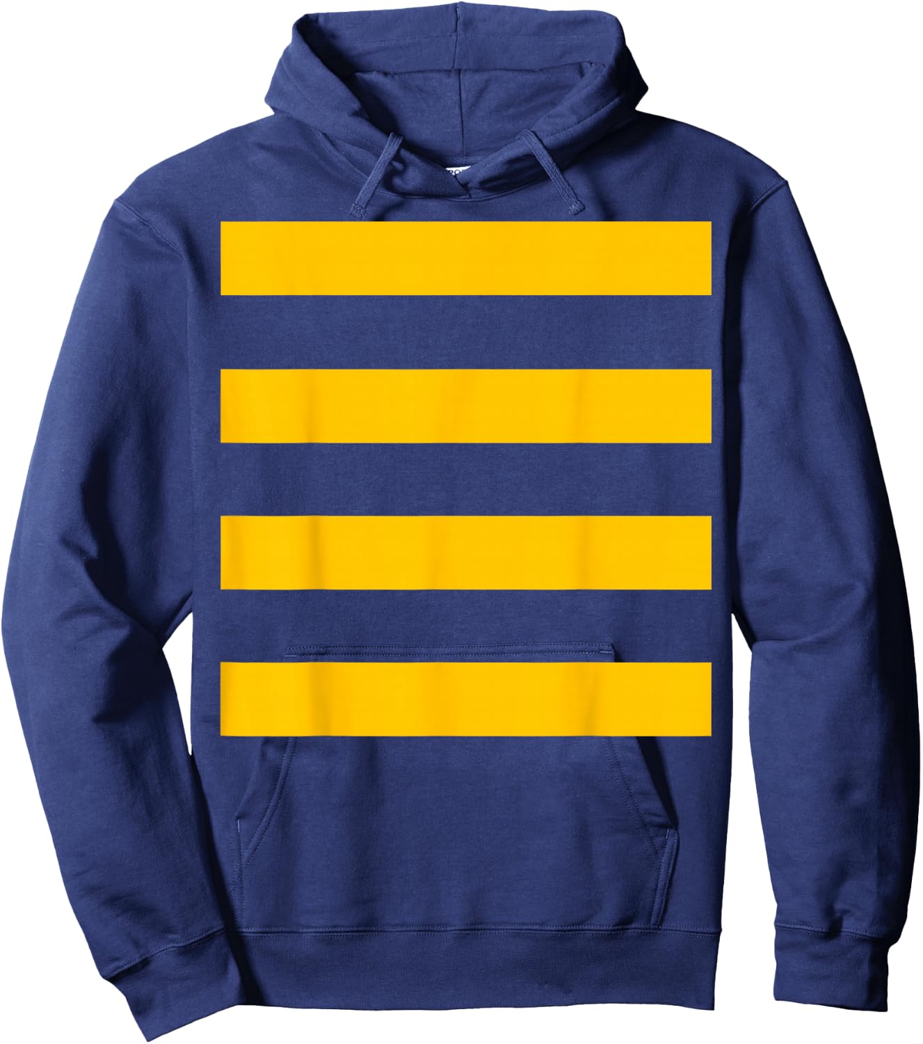 Bee Halloween DIY Costume Shirt - Yellow Stripes on Black Hoodie - Hoodie | Navy