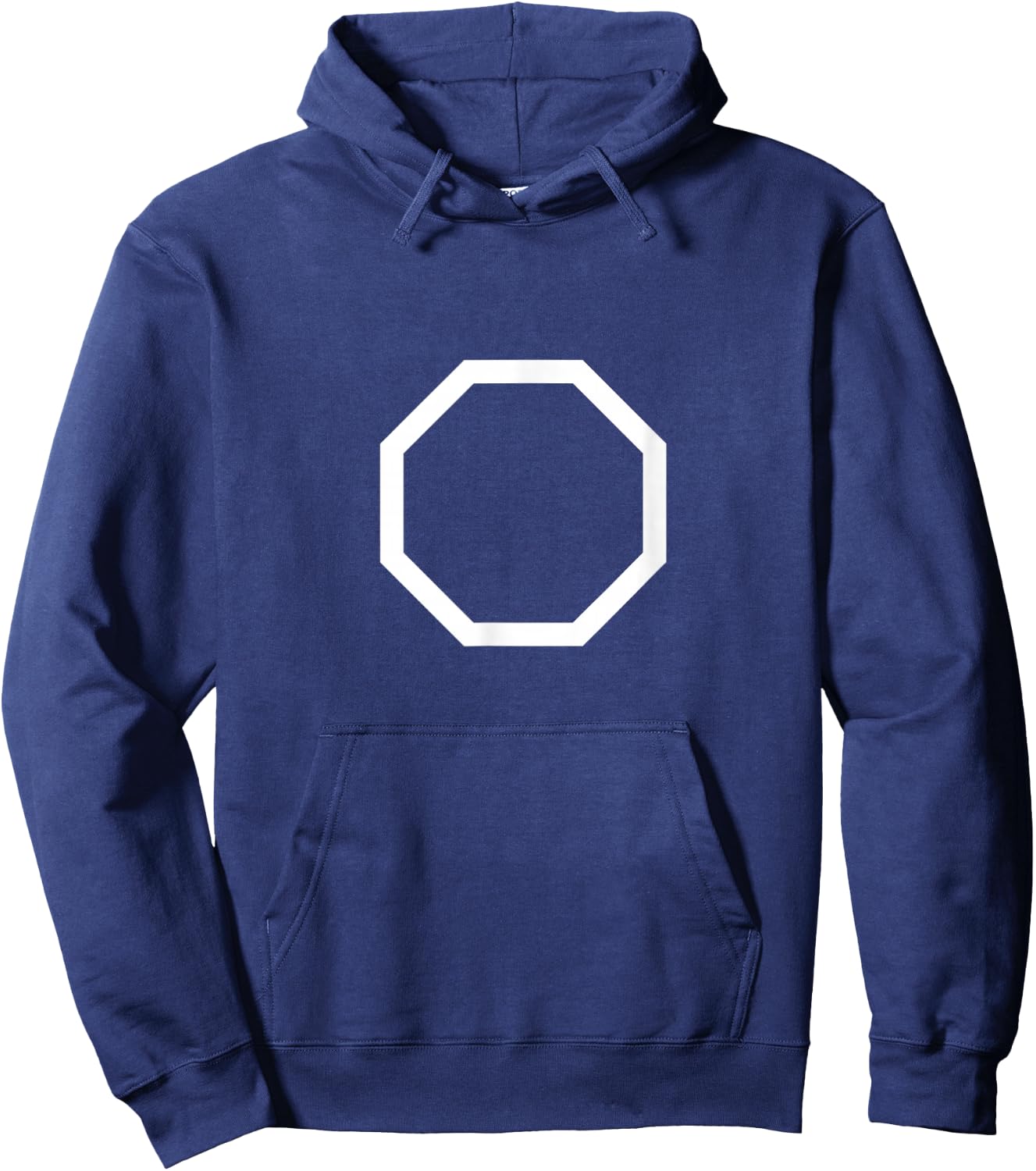 Octagon Shirt - Octagon Print T Shirt Hoodie - Hoodie | Navy