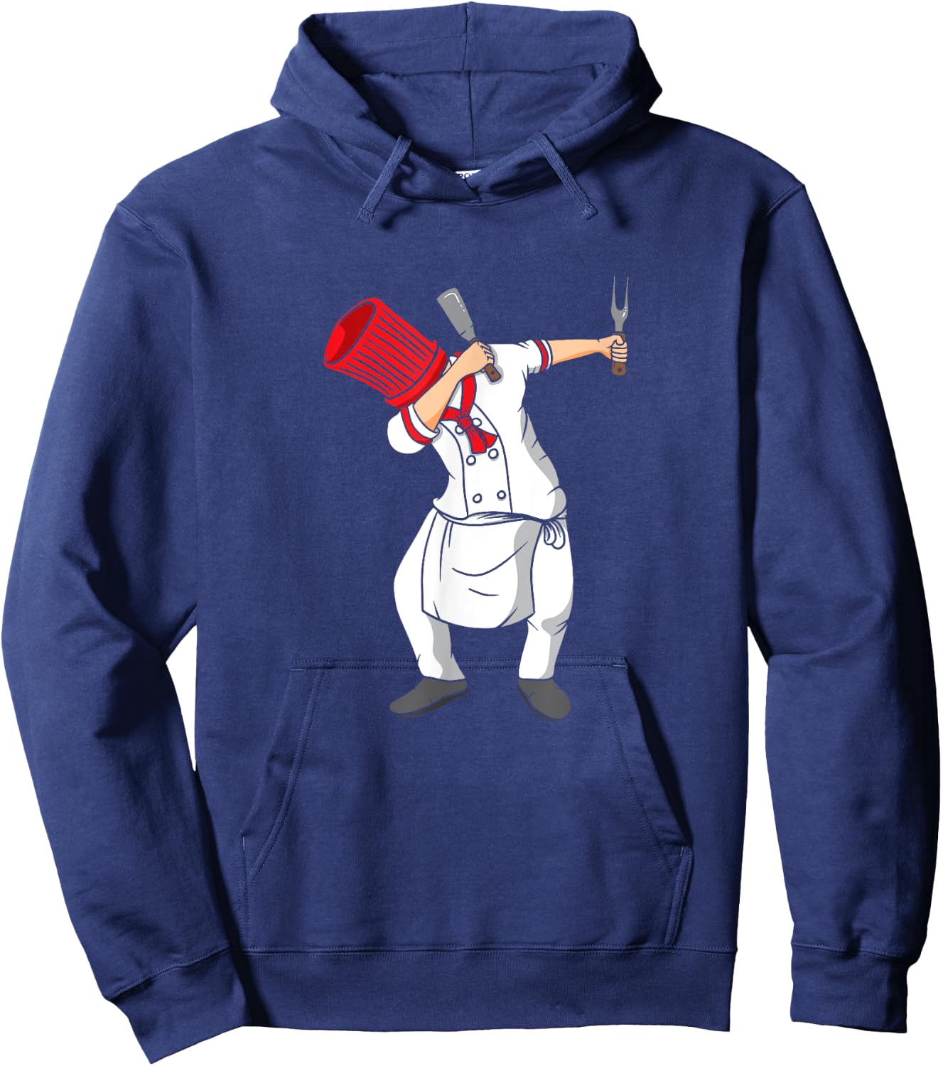 Dabbing Hibachi Chef Funny Hoodie - Hoodie | Navy