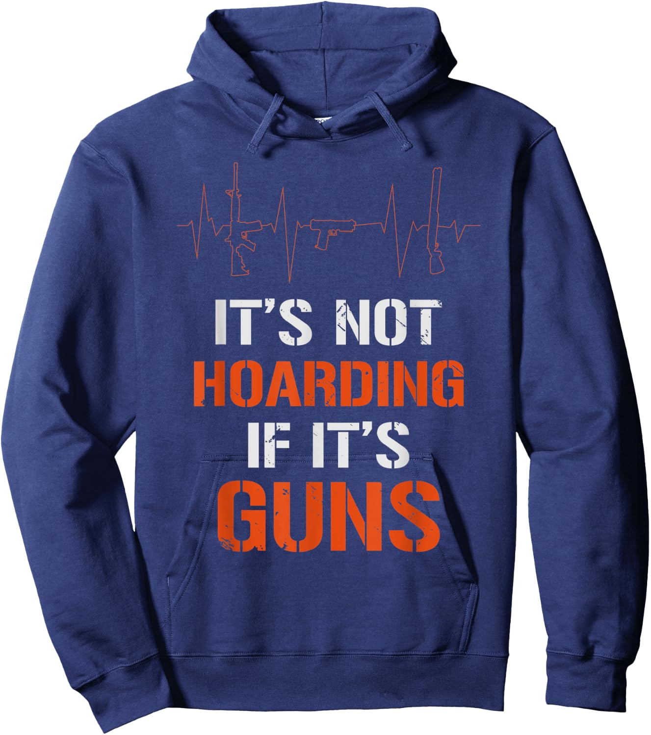 Gun Collector Enthusiast Lover - It's Not Hoarding Hoodie - Hoodie | Navy
