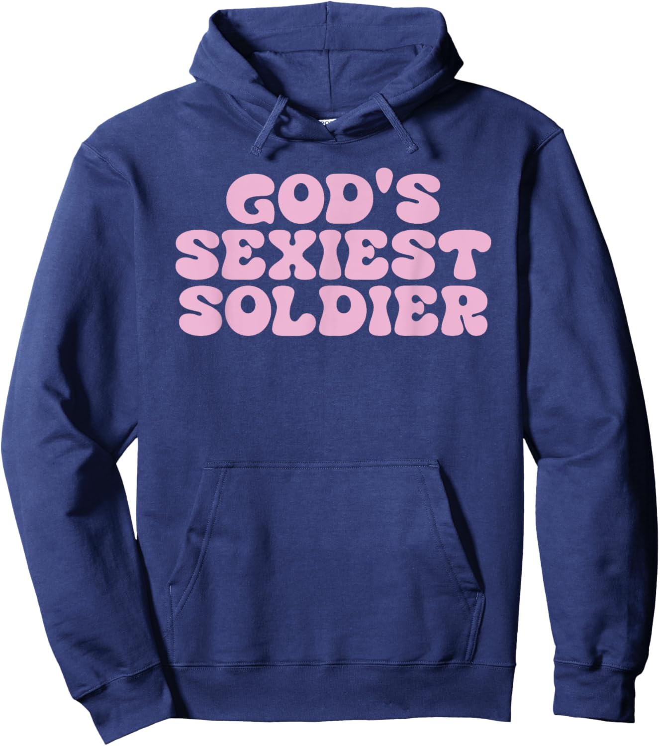 God's Sexiest Soldier Design Hoodie - Hoodie | Navy