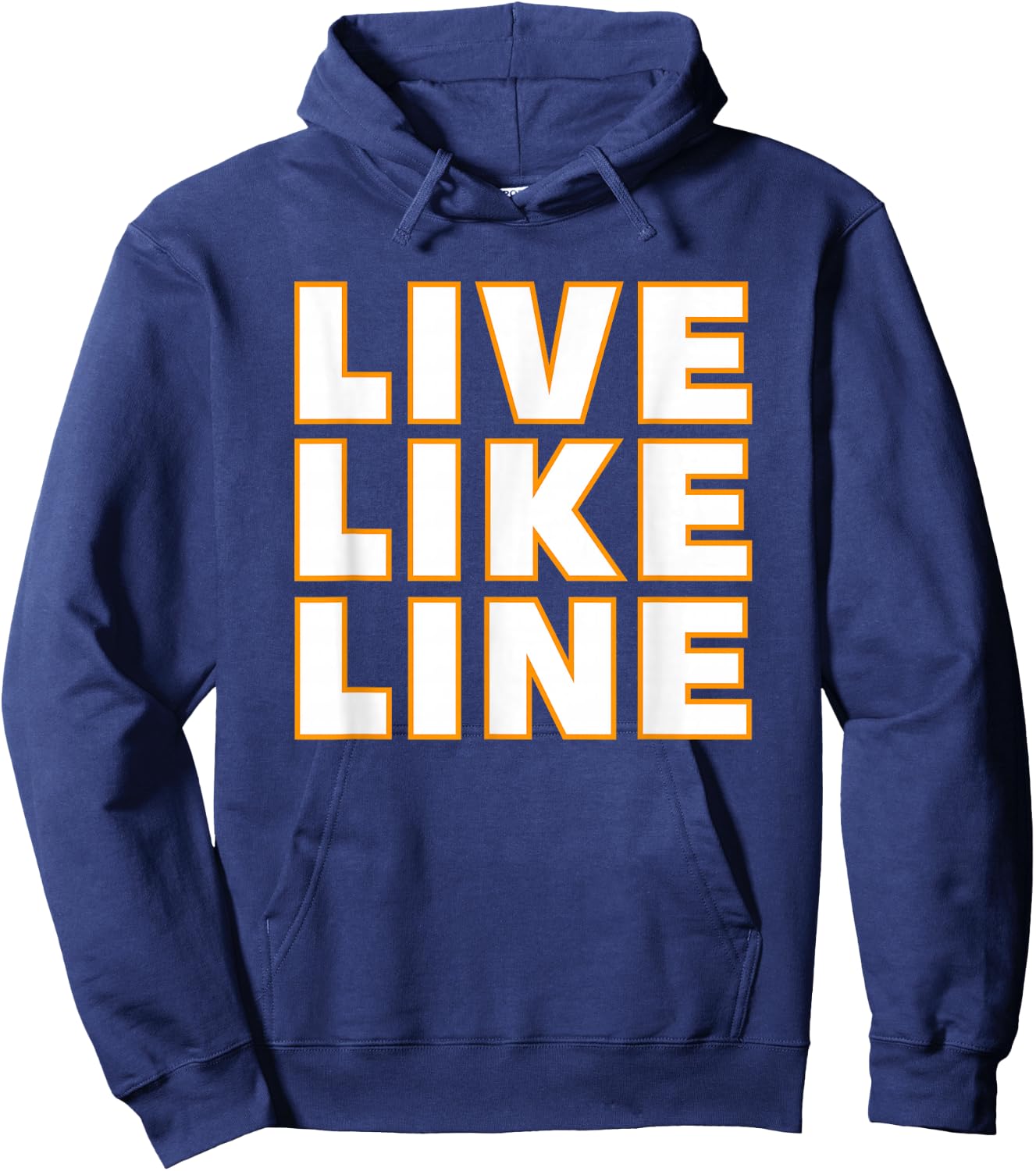 Live Like Line Volleyball Support Hoodie - Hoodie | Navy