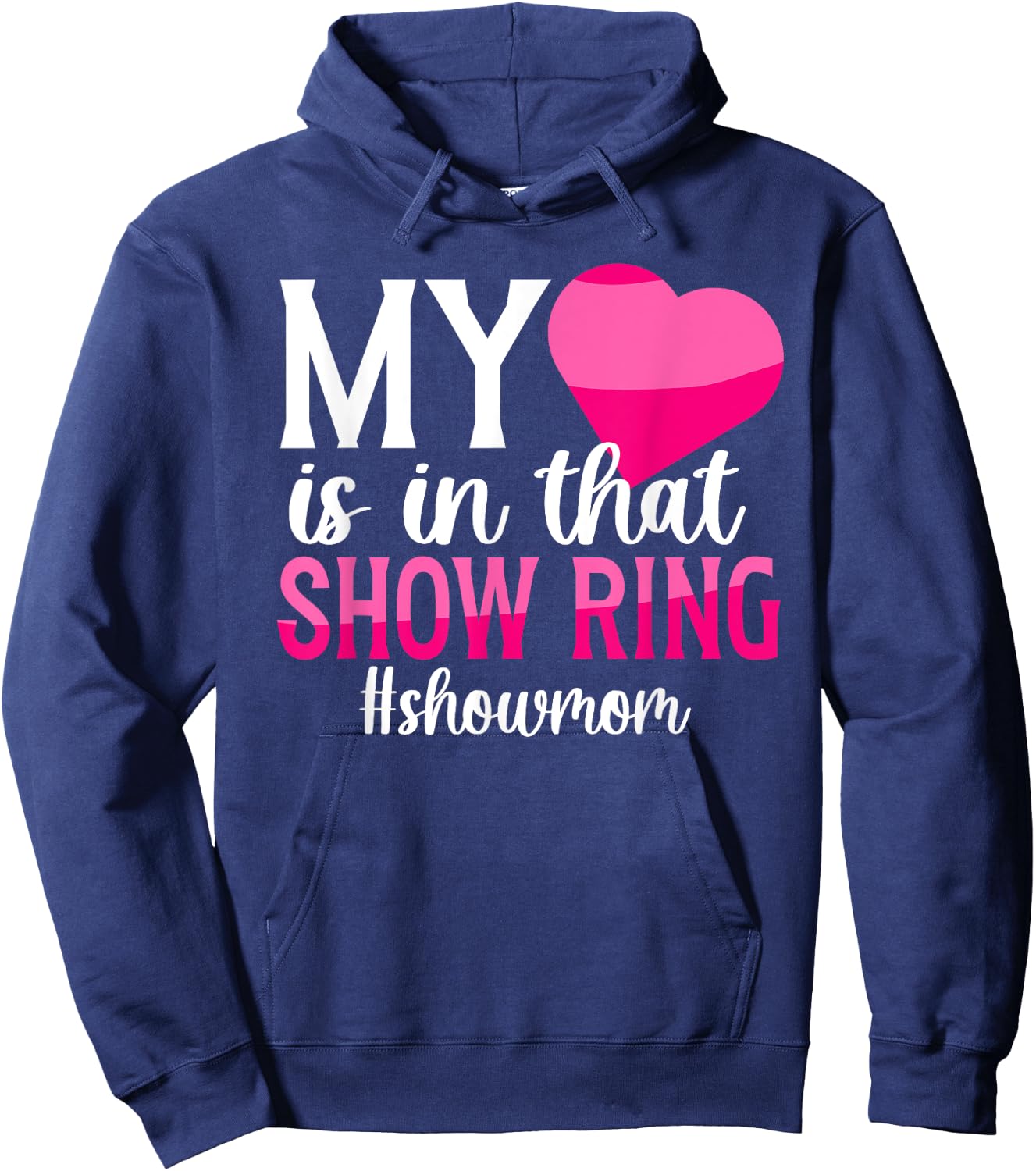 In That Show Ring Livestock Show Mom Livestock Show Mother Hoodie - Hoodie | Navy