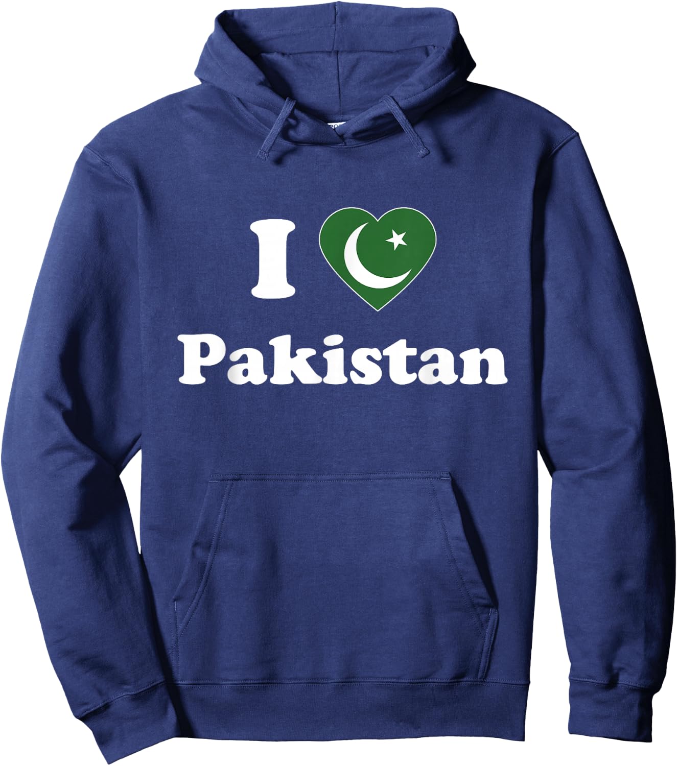 I Love Pakistan I Heart Pakistan Pakistani Hoodie - Hoodie | Navy