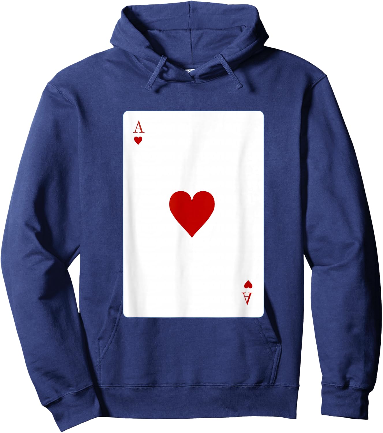 Ace Of Hearts Costume Hoodie - Hoodie | Navy