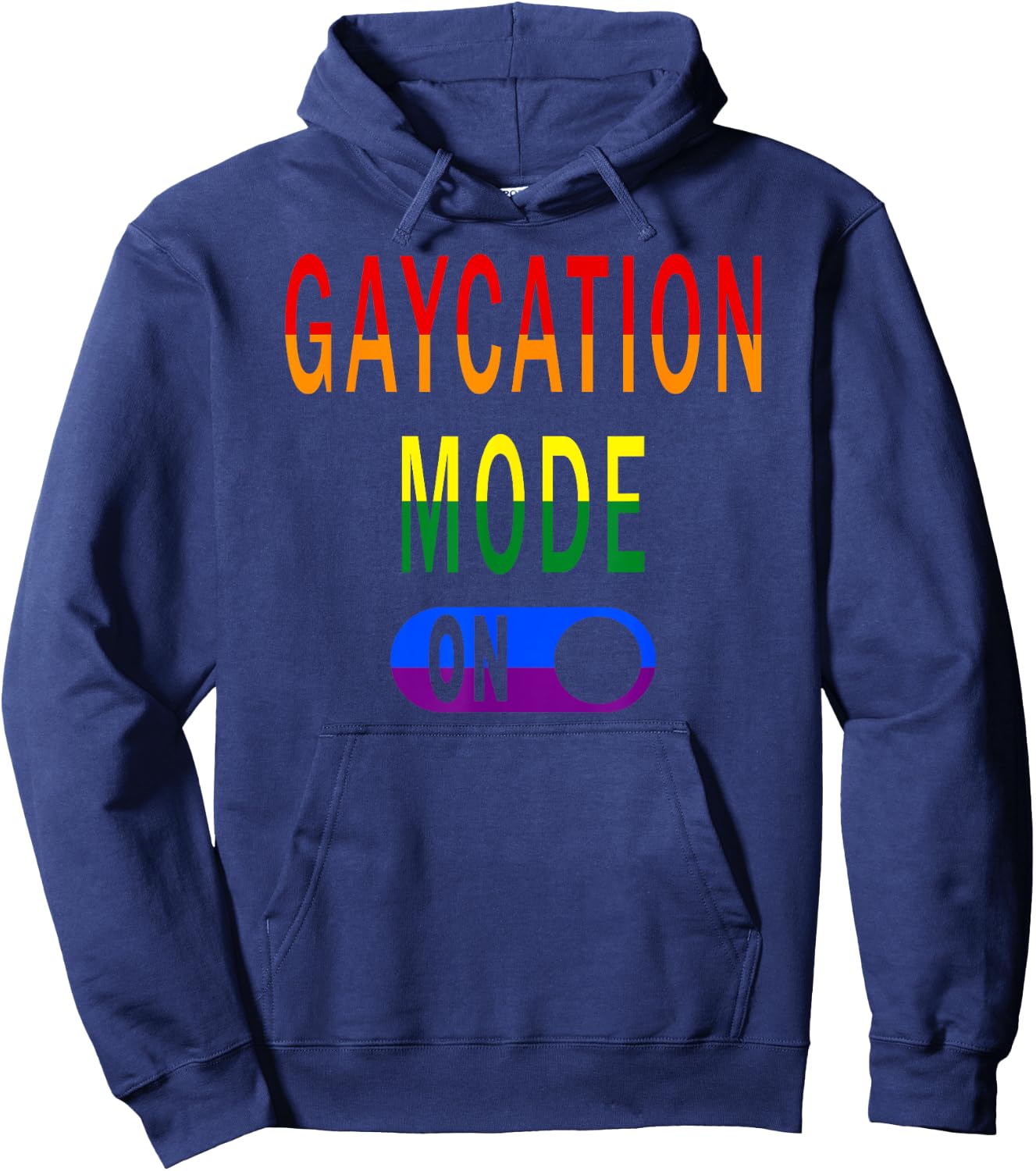 Gaycation Travel Hoodie - Hoodie | Navy