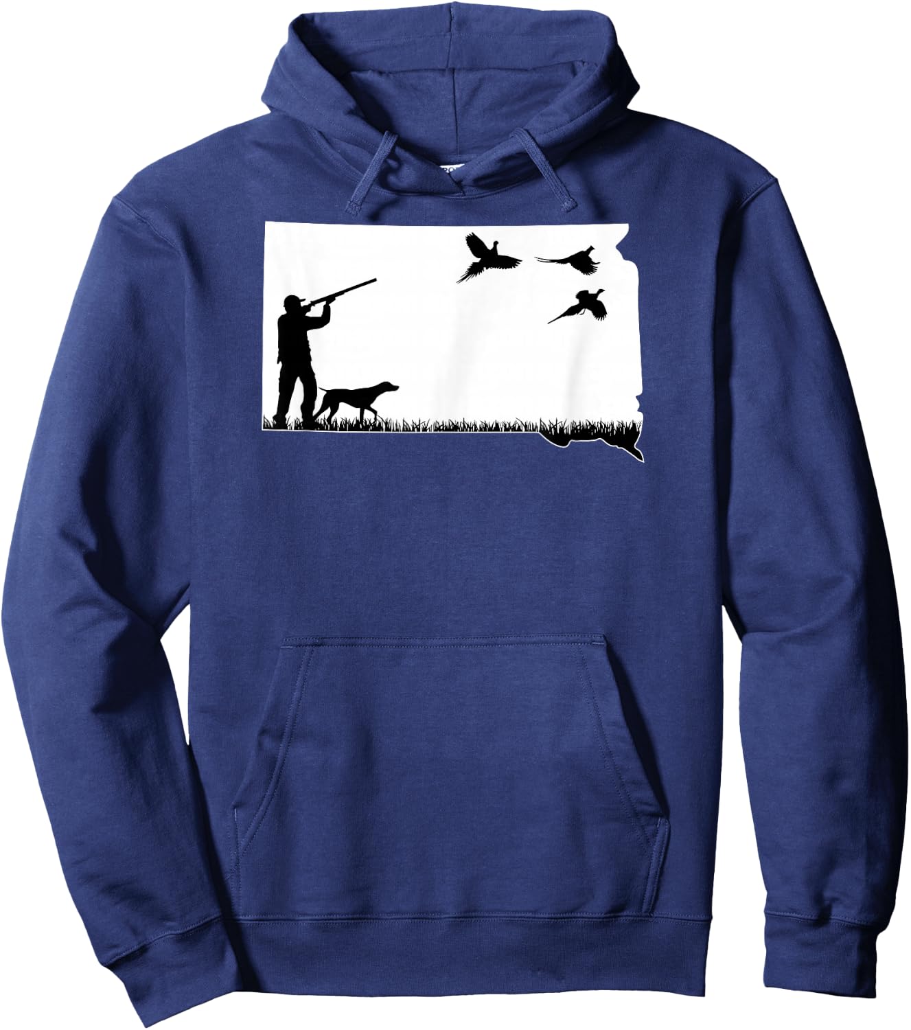 South Dakota Pheasant Hunting Hoodie - Hoodie | Navy