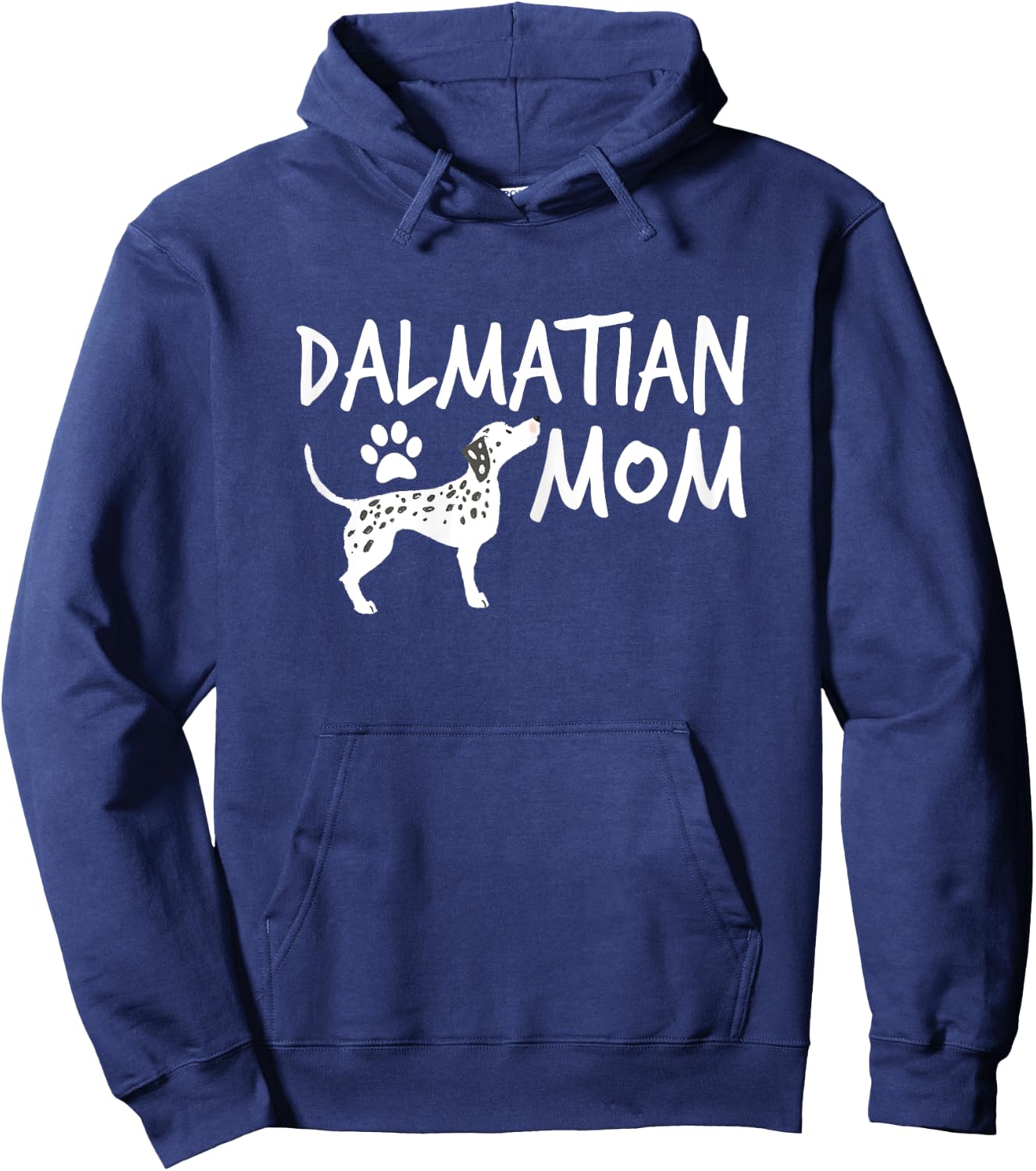 Dalmatian Mom Cute Dogs Puppy Pet Animal Dog Hoodie - Hoodie | Navy