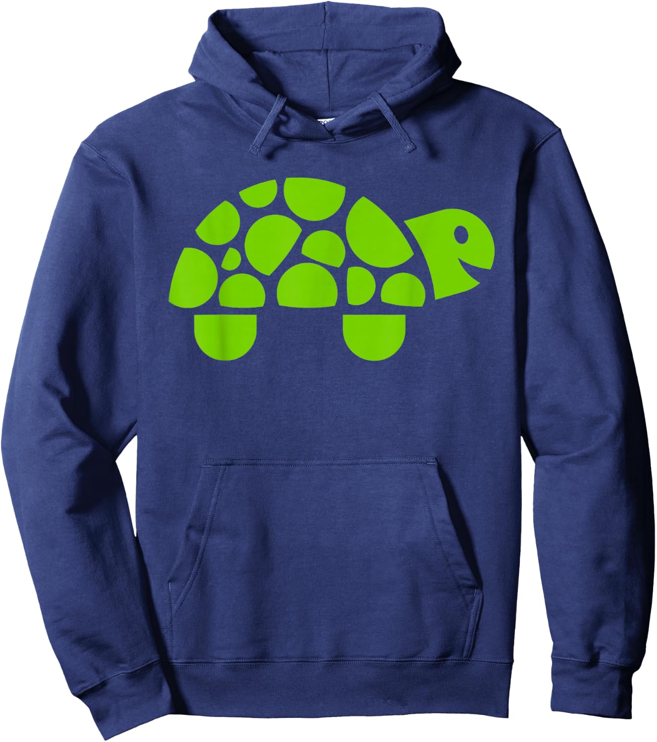 Green turtle Hoodie - Hoodie | Navy