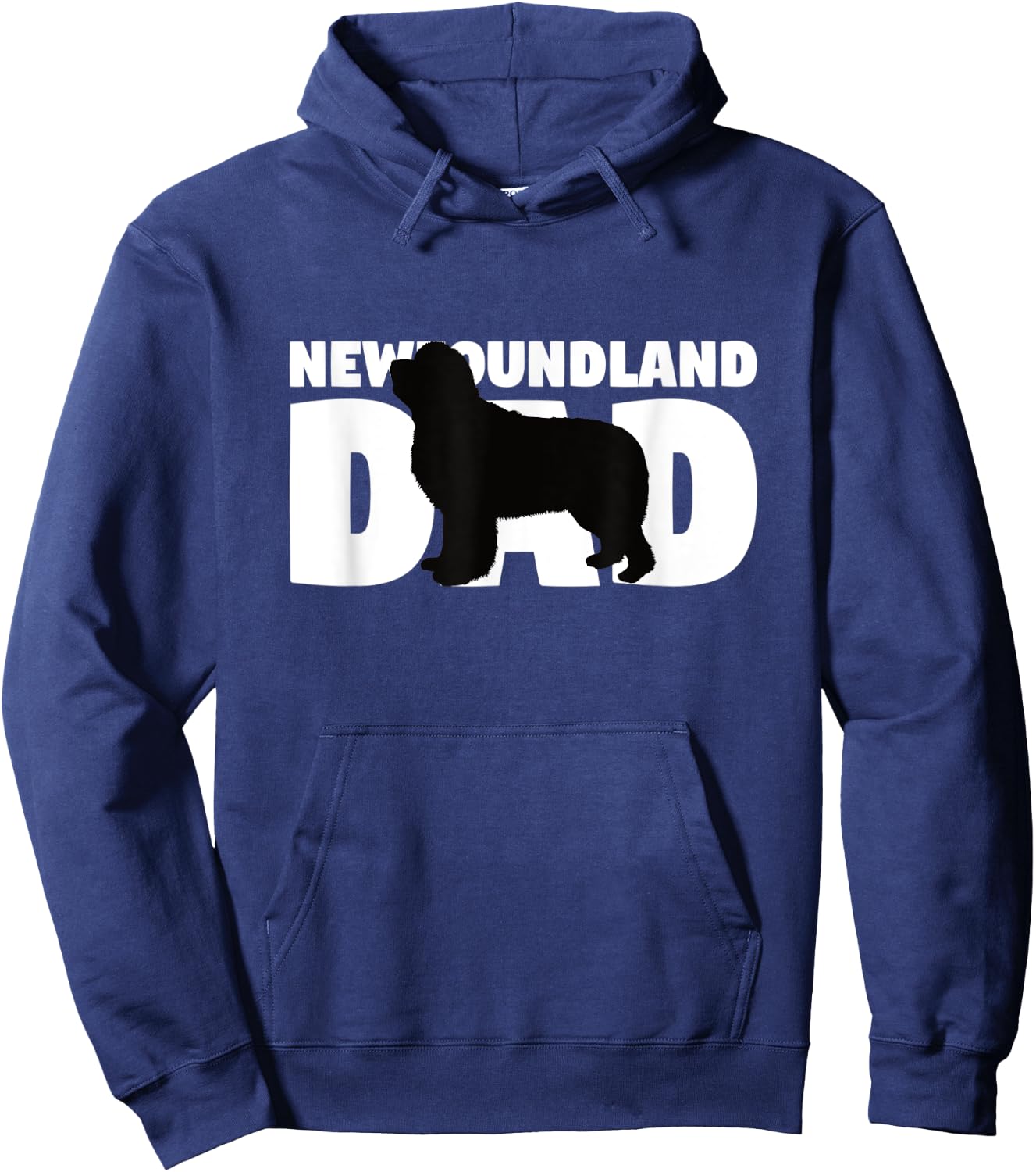 Newfoundland Dad Shirt Newfoundland Gift Dog Father Dog Men Women Kids Hoodie - Hoodie | Navy