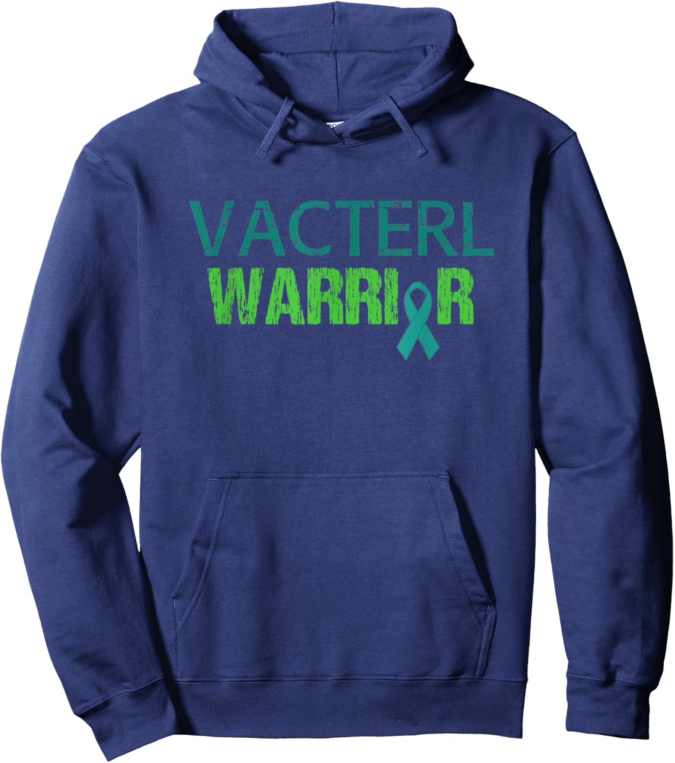VACTERL Warrior Ribbon Awareness Support Hoodie - Hoodie | Navy