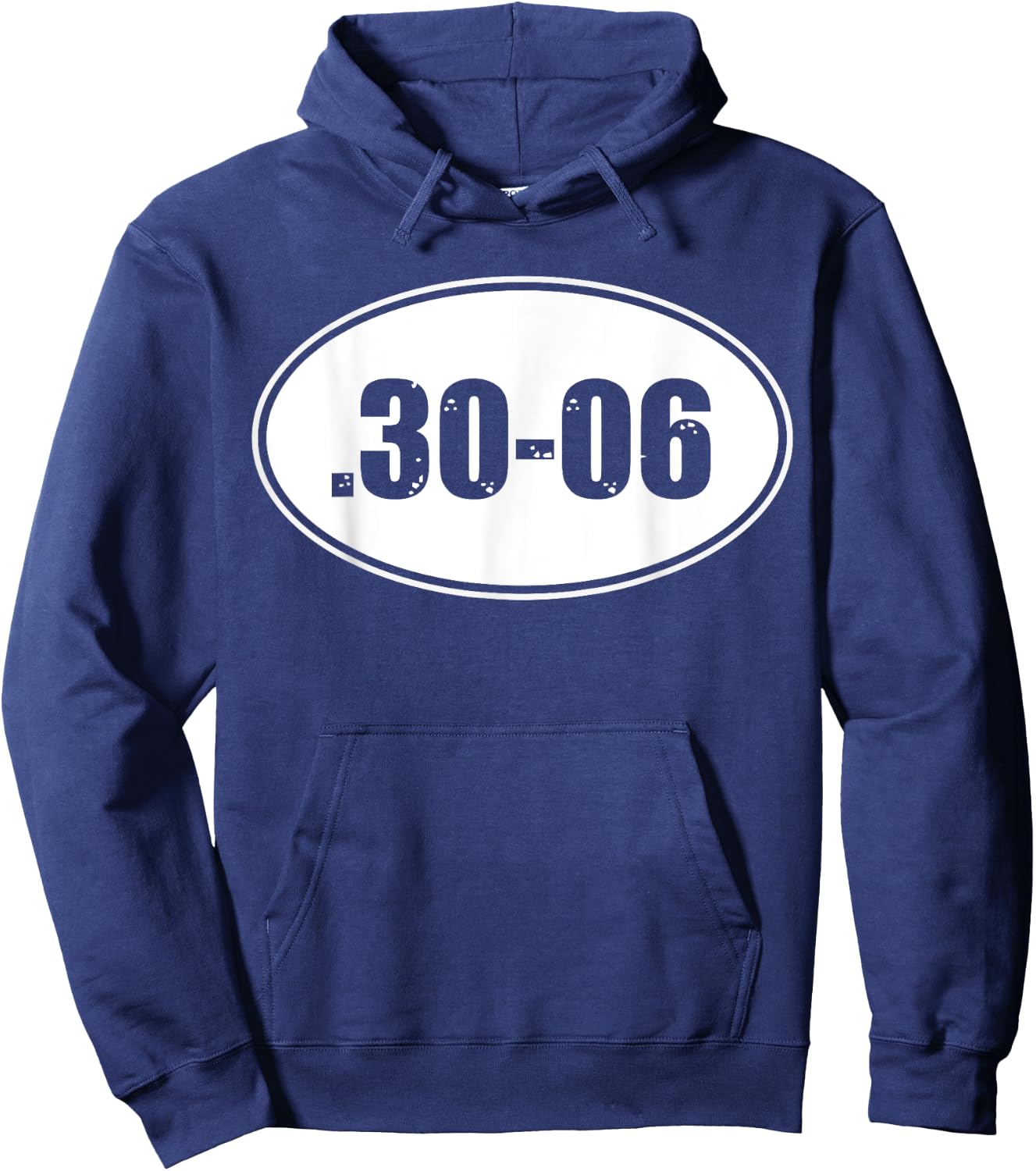 .30-06 MILITARY RIFLE GUN AMMO SHIRT, 30-06 Hunting Round Hoodie - Hoodie | Navy