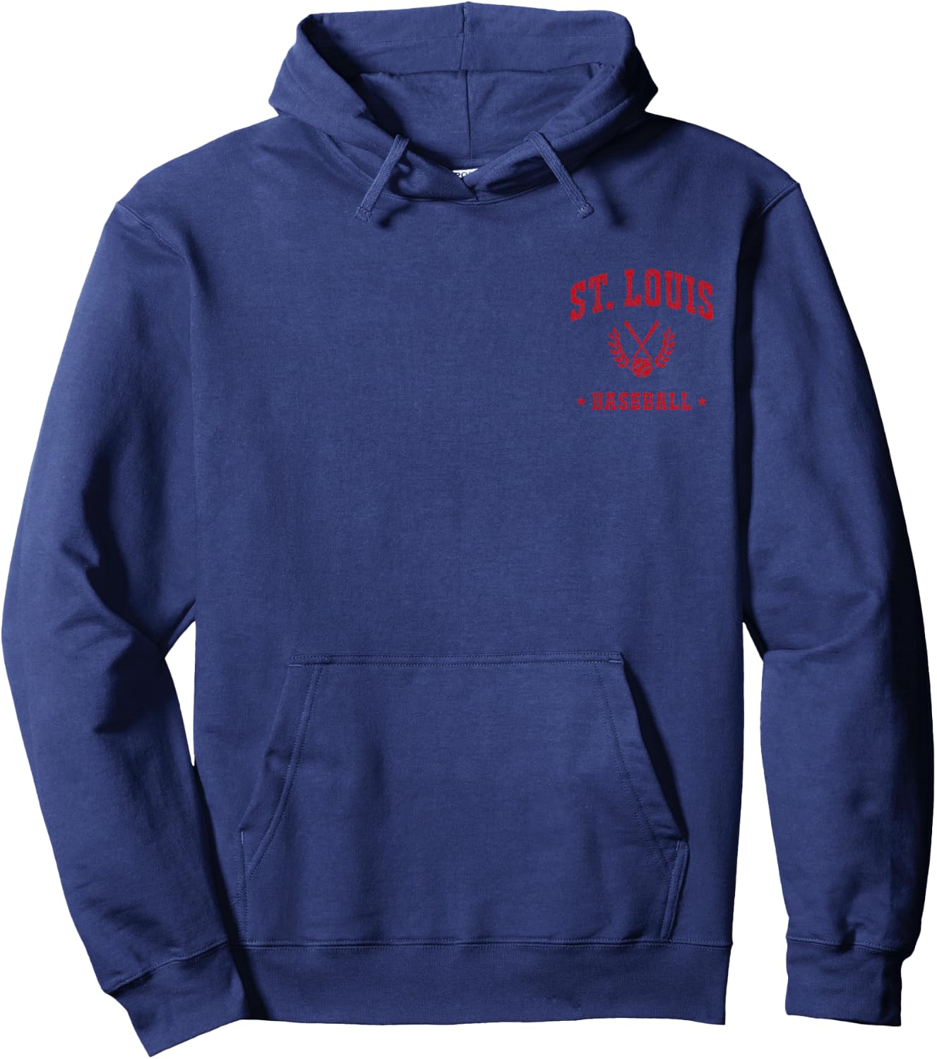 St Louis Baseball Vintage Gameday Retro Baseball Lover Hoodie - Hoodie | Navy