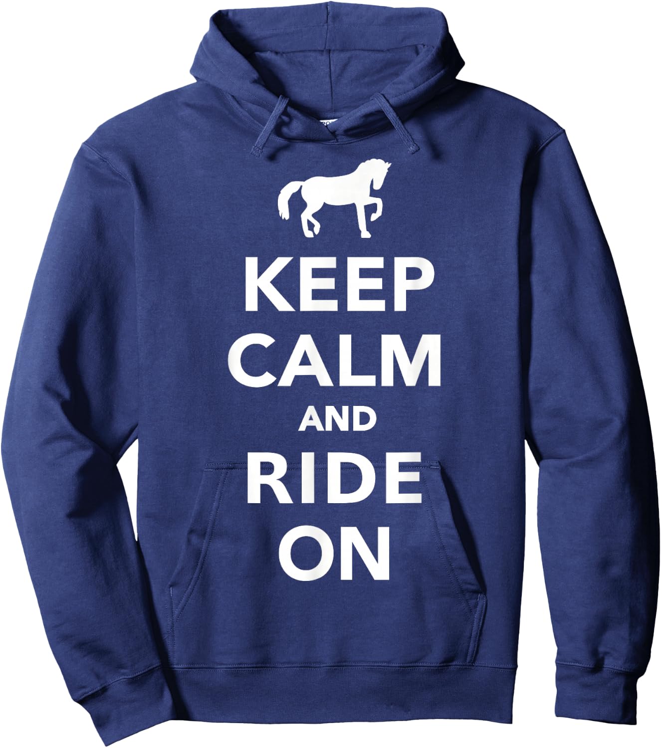 Keep calm and ride on Hoodie - Hoodie | Navy