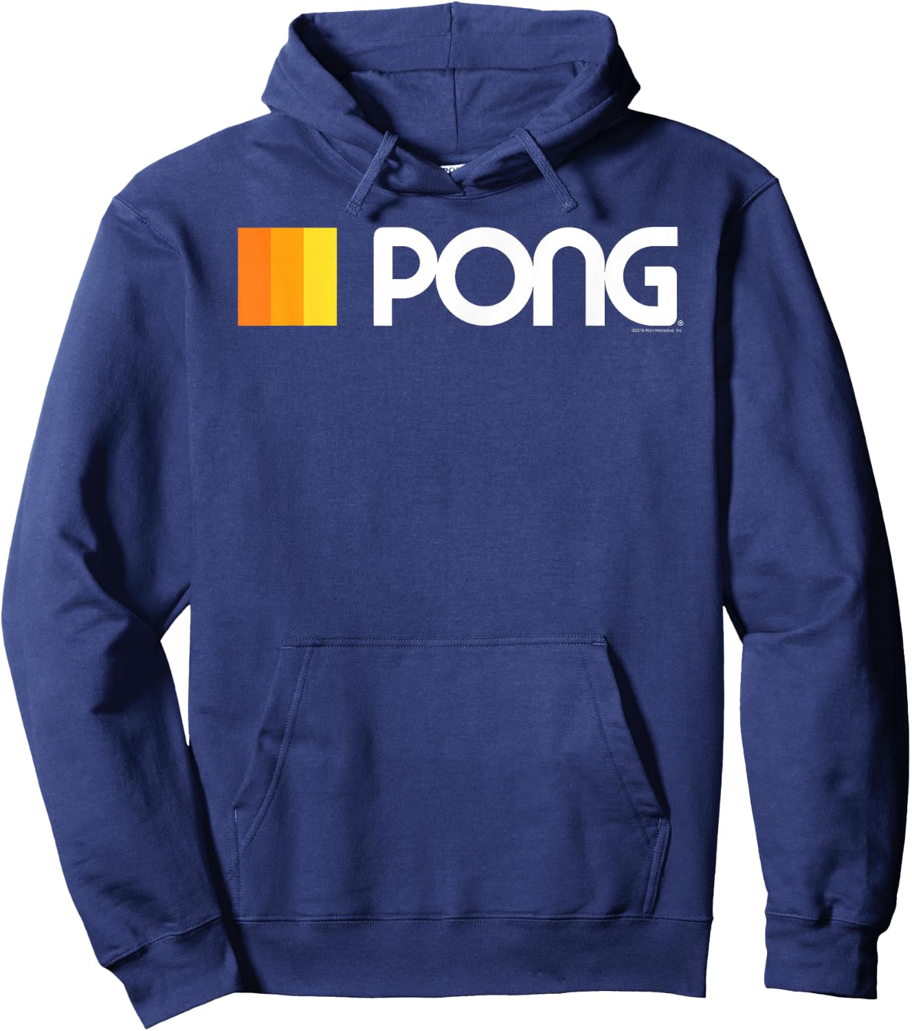 Atari White Type Pong Hoodie - Hoodie | Navy