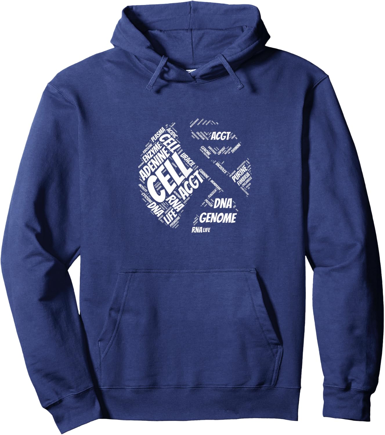 Double Helix DNA - Biology Science Hoodie - Hoodie | Navy