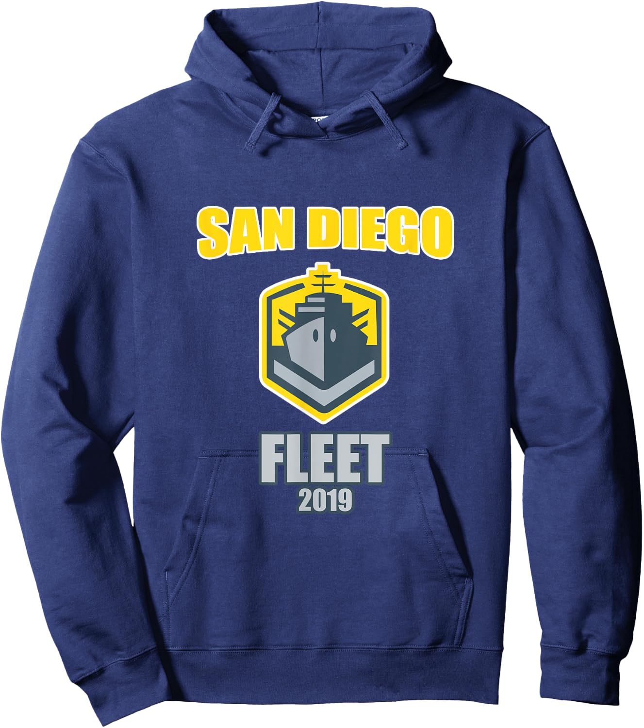 San Diego Football Fleet Shirt Vintage Logo Hoodie - Hoodie | Navy