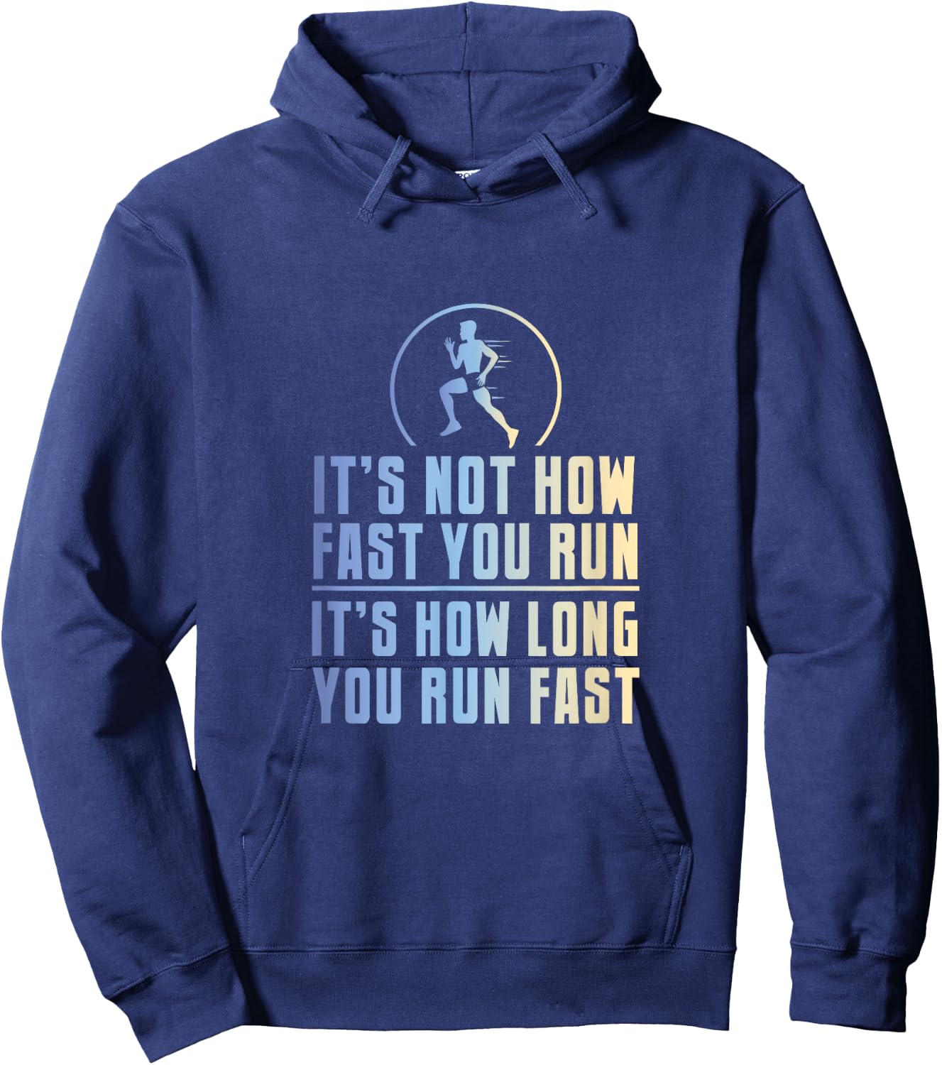 Funny Long Distance Runner XC Coach Cross Country Gift Hoodie - Hoodie | Navy