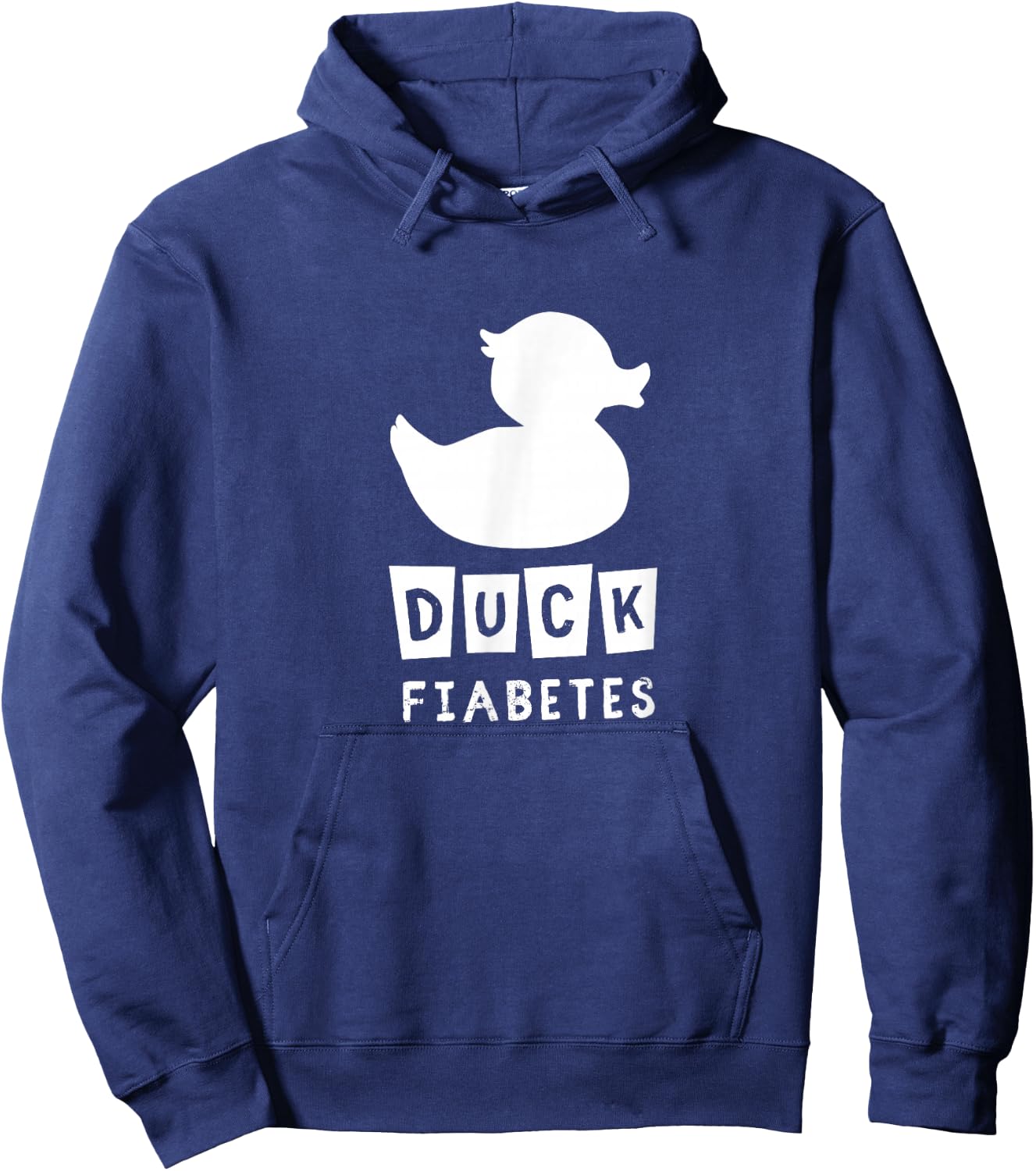 Funny Diabetic T shirt - Duck Fiabetes - Type 1 Diabetes Hoodie - Hoodie | Navy