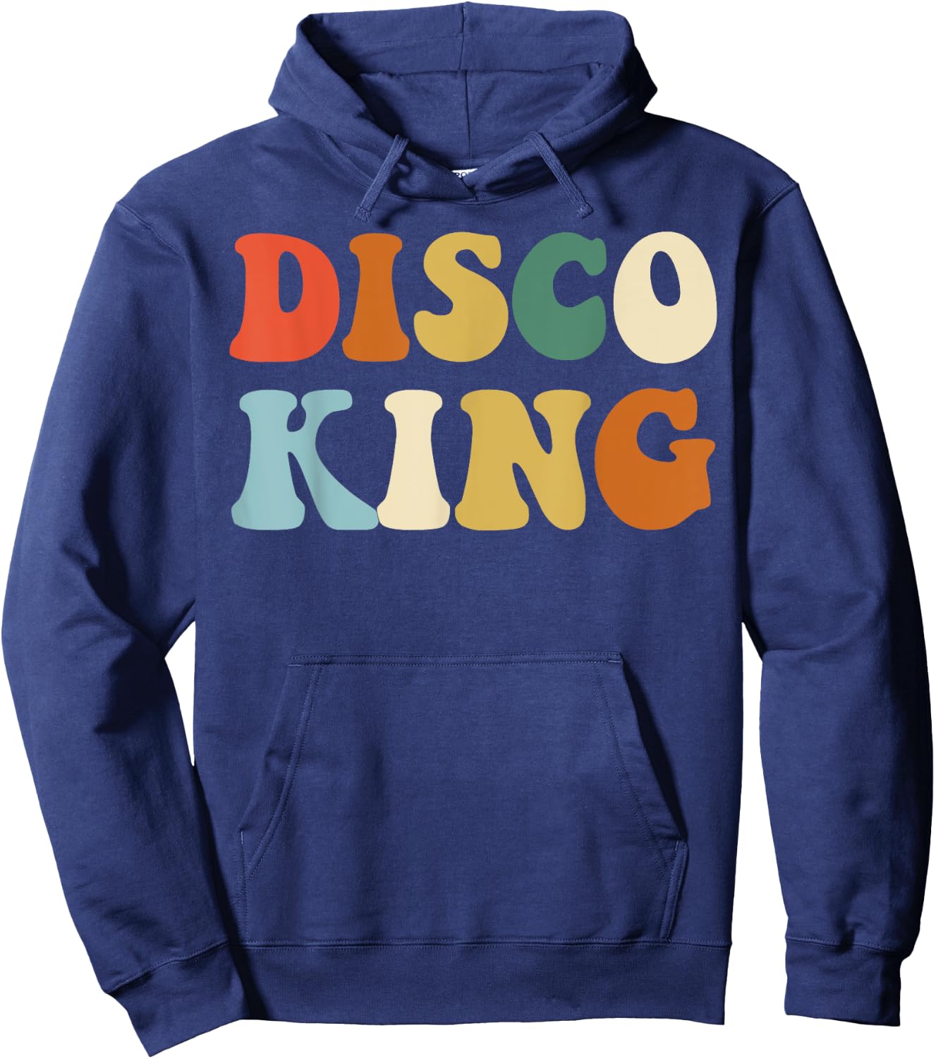 Disco King 1970s Disco Queen Matching Couple Shirts Hoodie - Hoodie | Navy