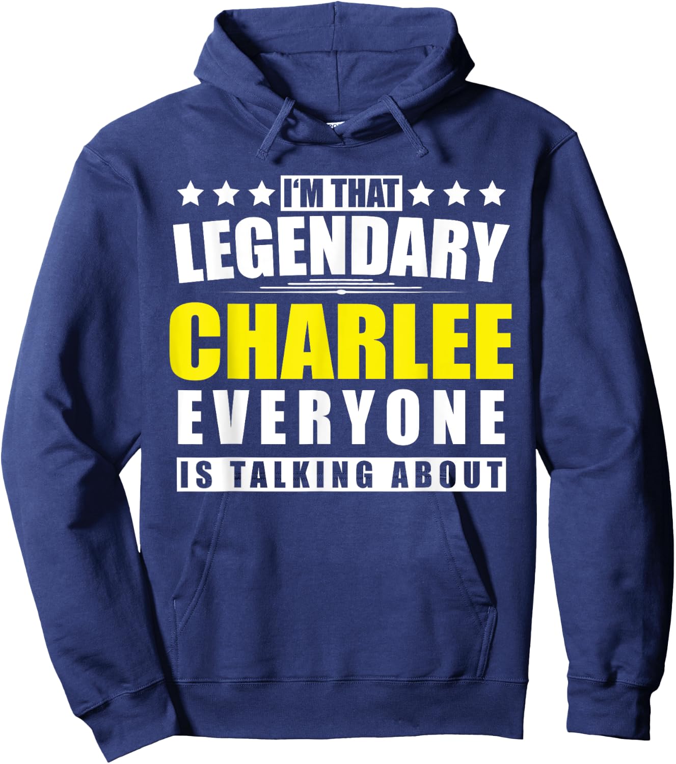 Name Charlee First Name Gifts - Funny Personalized Gift Hoodie - Hoodie | Navy