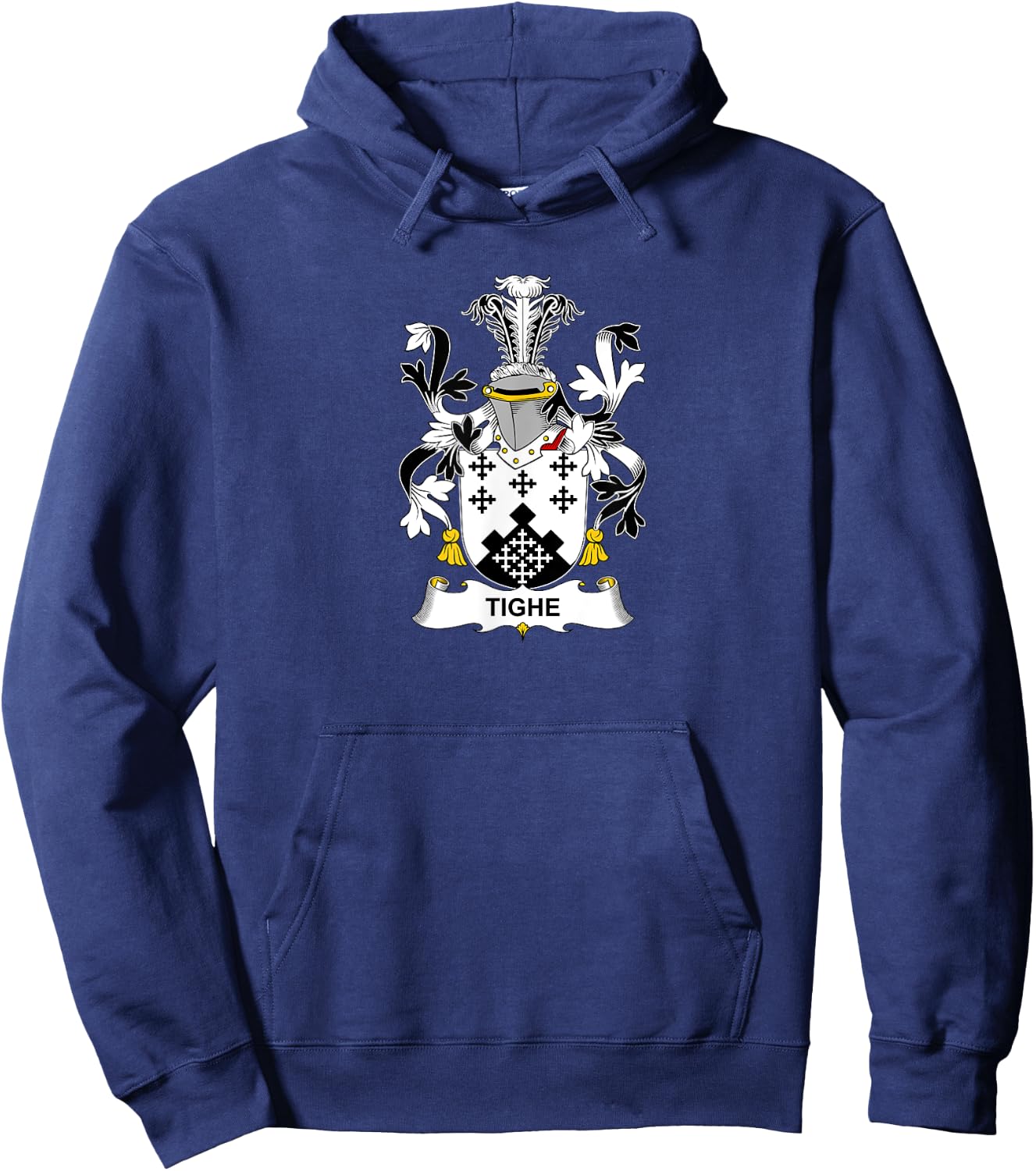 Tighe Coat of Arms - Family Crest Shirt Hoodie - Hoodie | Navy