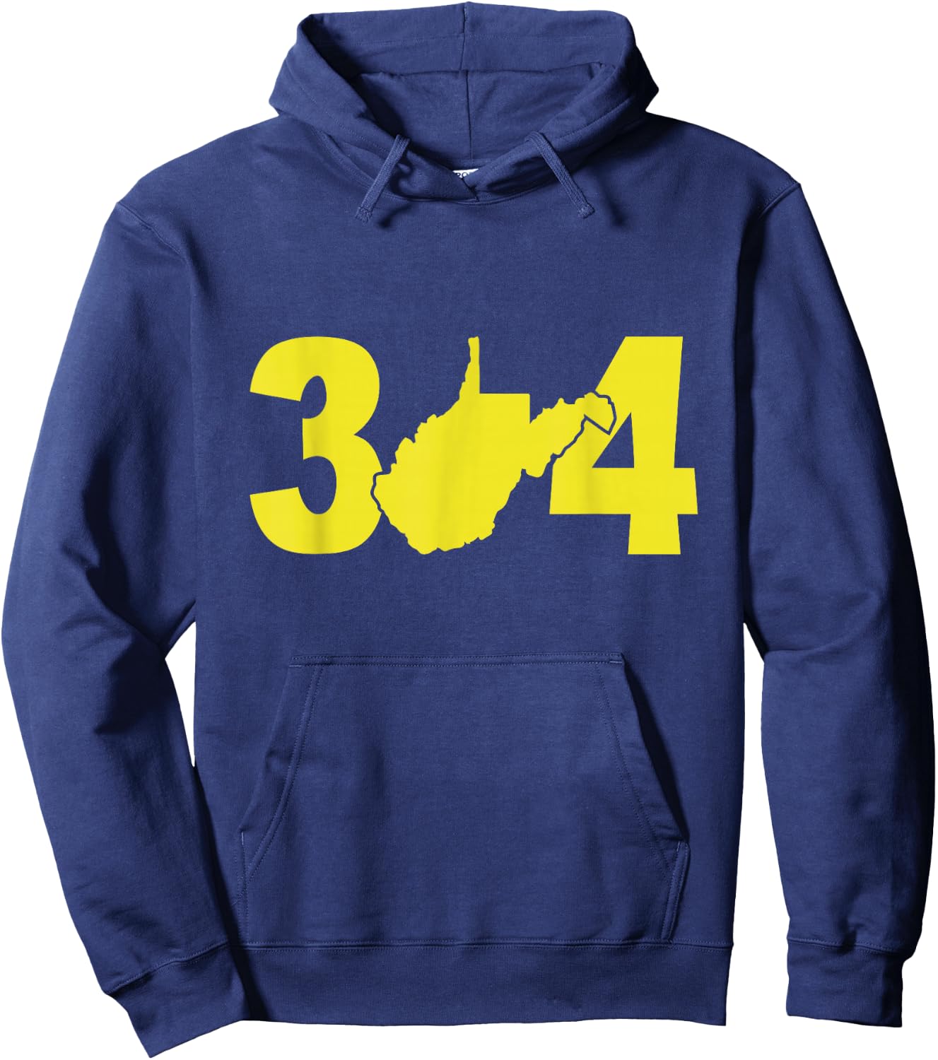 WV West Virginia 304 Hoodie - Hoodie | Navy
