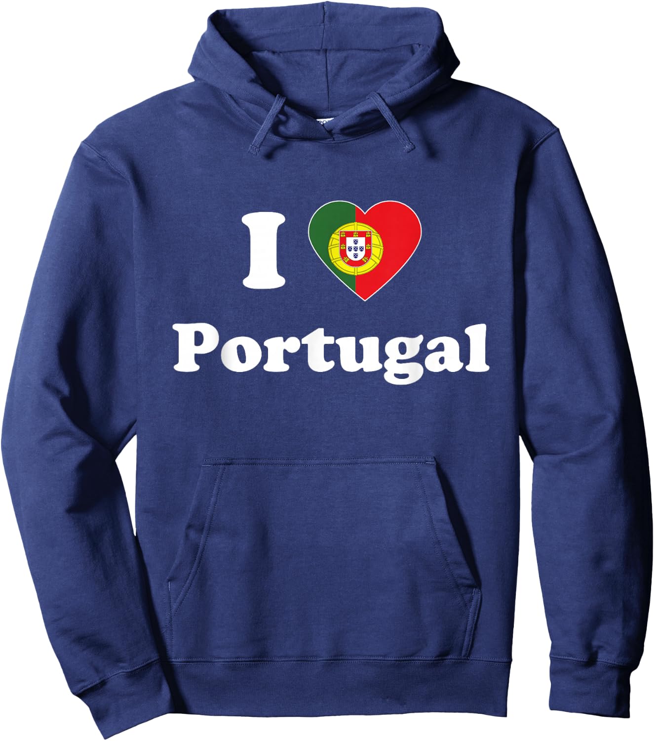 I Love Portugal I Heart Portugal Portugese Hoodie - Hoodie | Navy