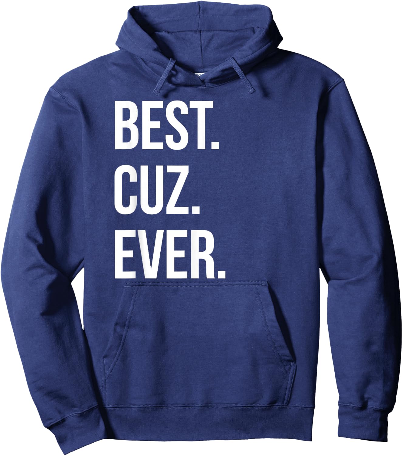 Teetastic Family Best Cuz Ever Gift Cousins Hoodie - Hoodie | Navy