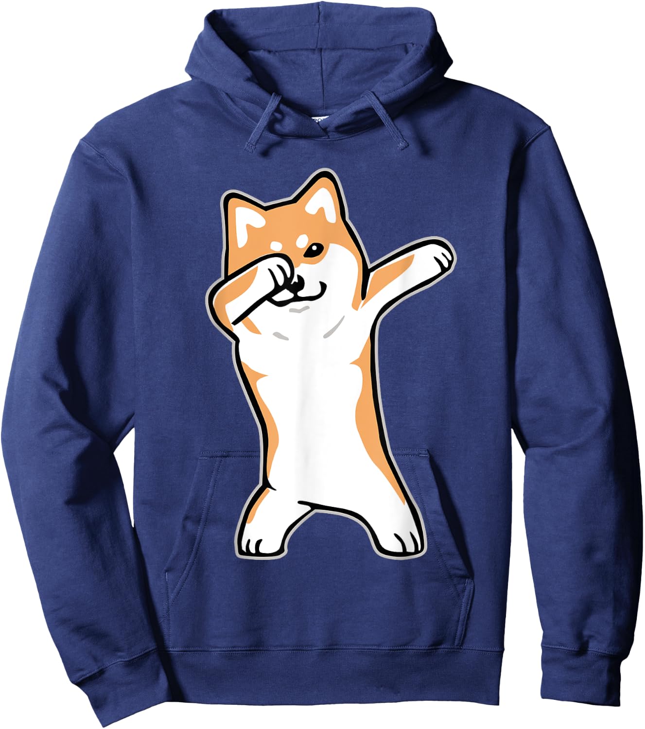 Dog Meme shirt DABBING SHIBA INU DOGE Hoodie - Hoodie | Navy
