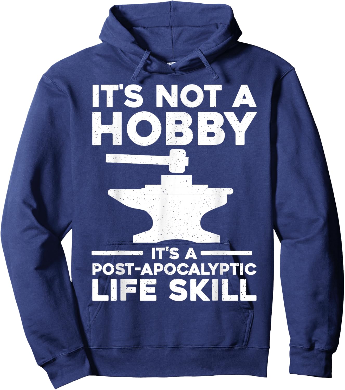 Funny Blacksmith Art Women Forging Blacksmithing Hoodie - Hoodie | Navy