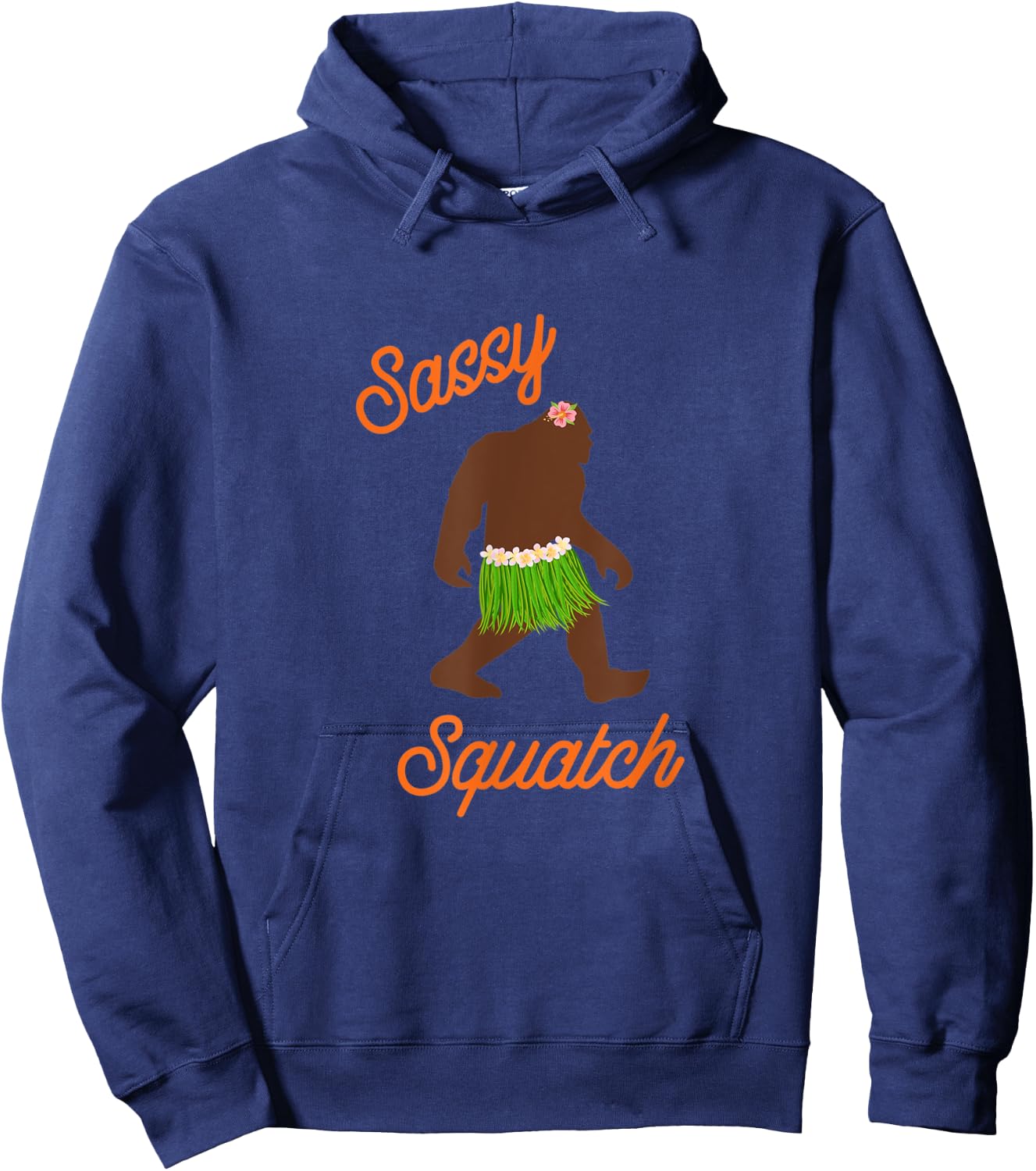 Sassy, Squatch, Female Sasquatch, Bigfoot Hoodie - Hoodie | Navy
